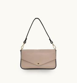 The Munro Blush Leather Shoulder Bag