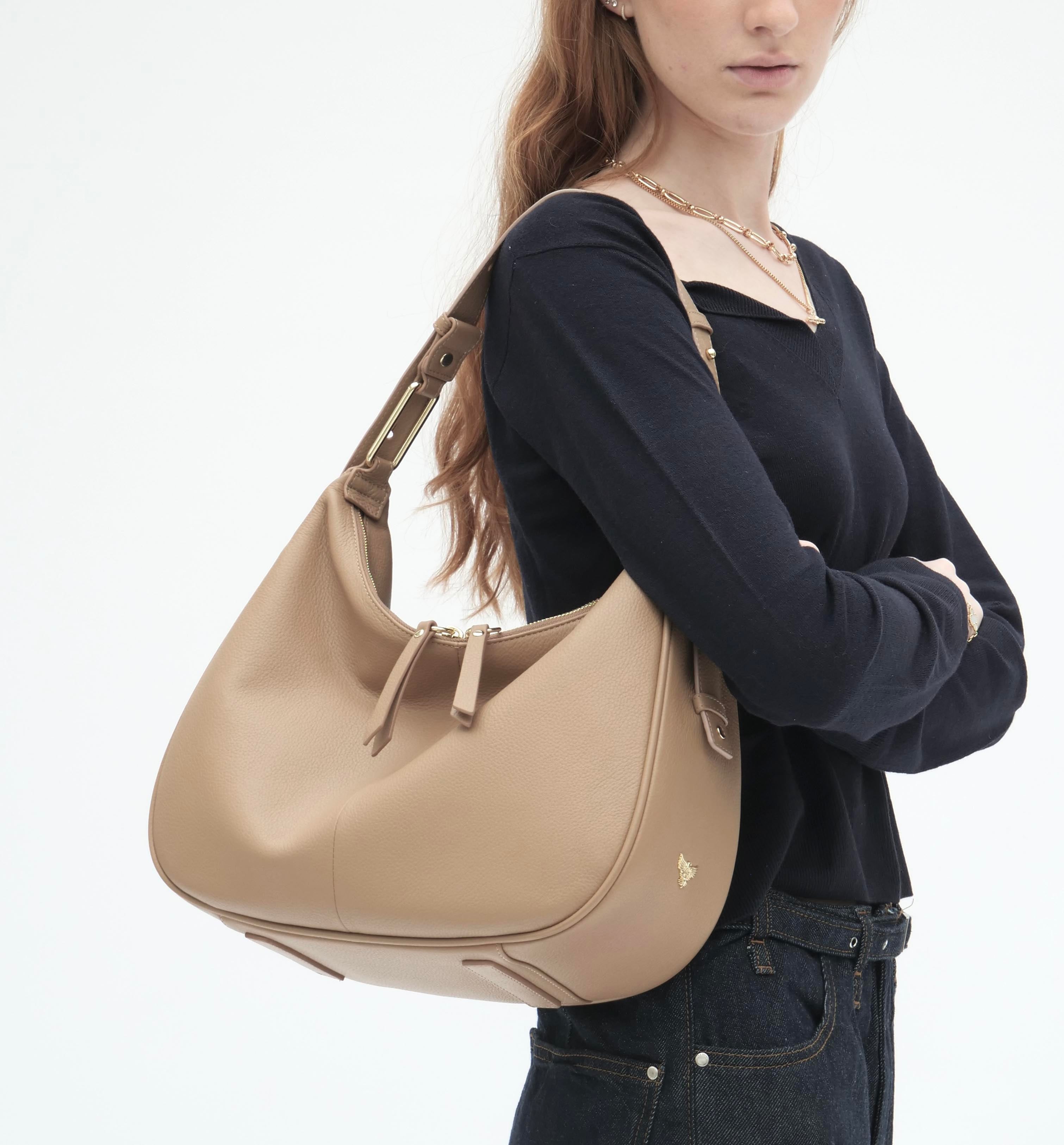 The Charlie Camel Leather Bag