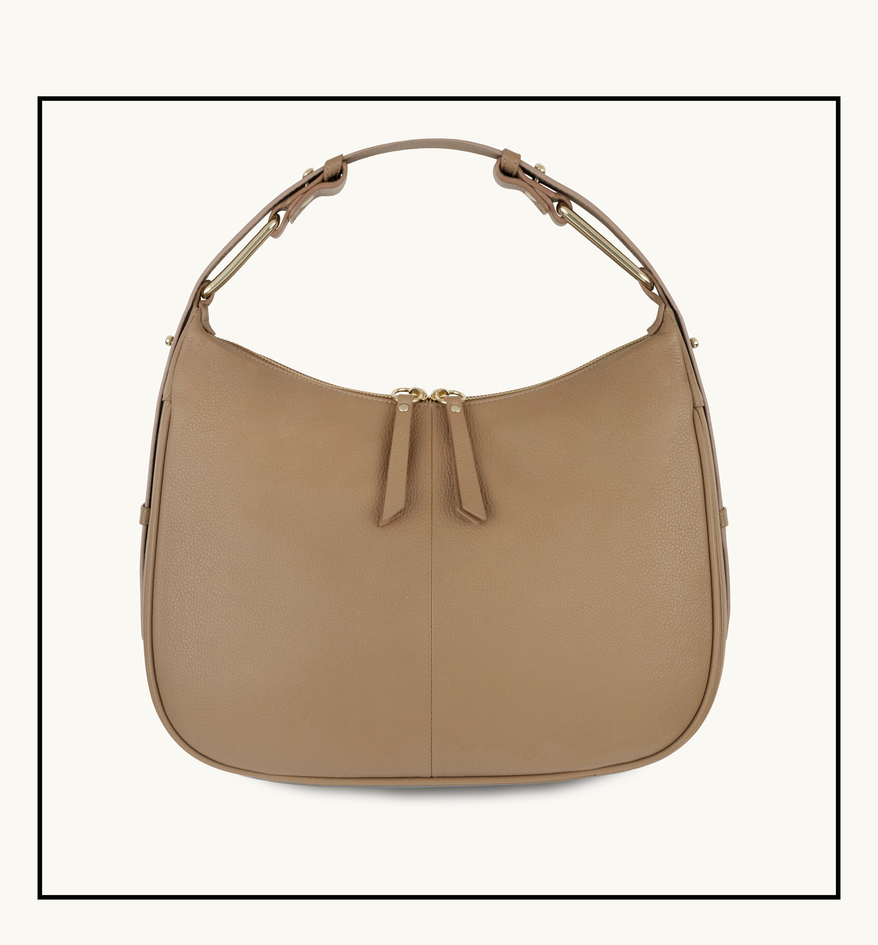 The Charlie Camel Leather Bag