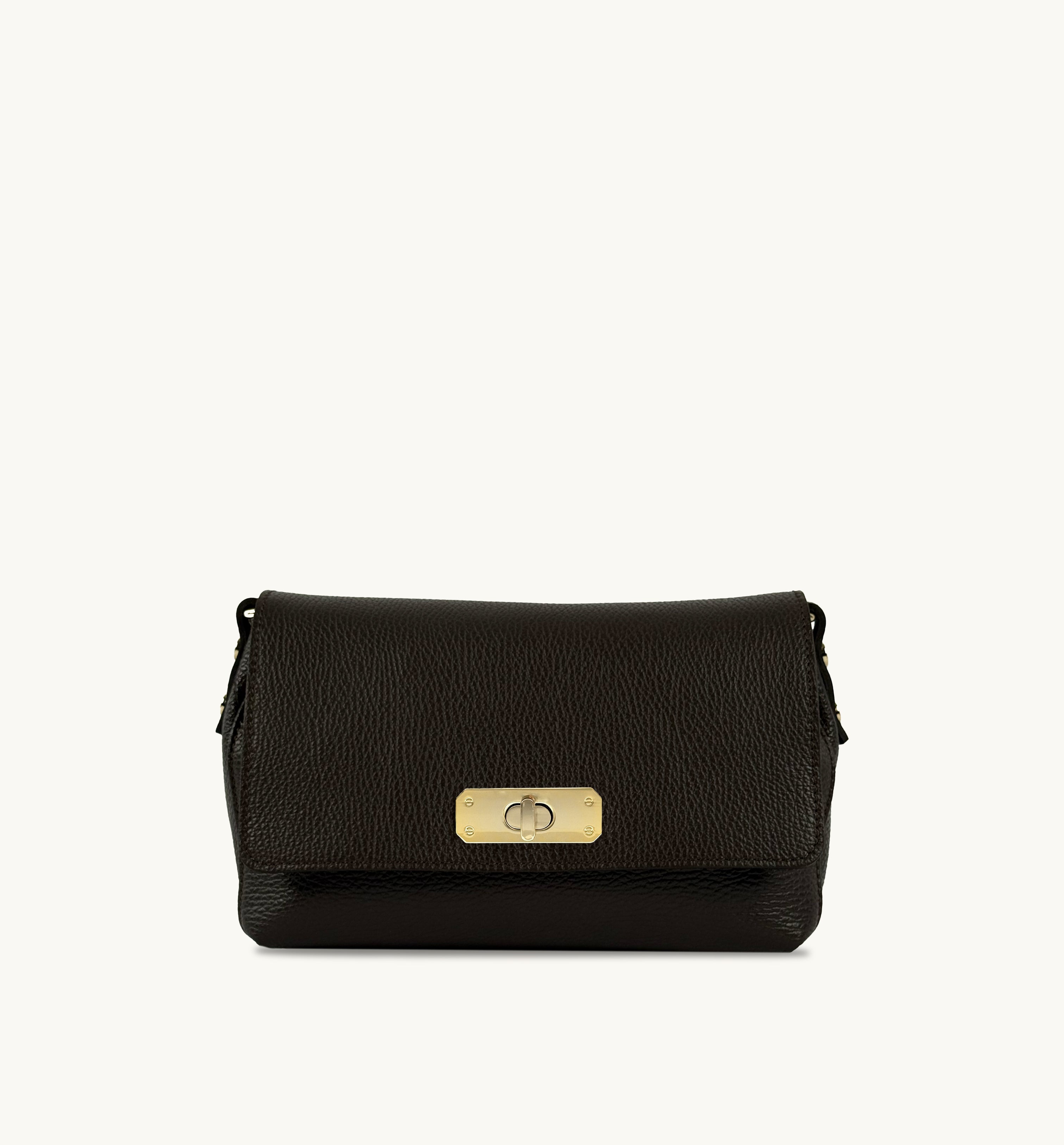 The Maisie Midi Chocolate Leather Bag