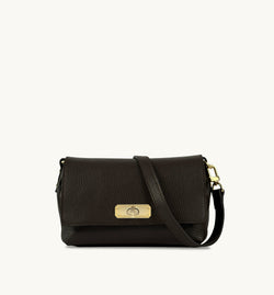 The Maisie Midi Chocolate Leather Bag