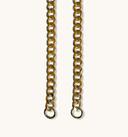 The Mini Tassel Light Grey Leather Phone Bag With Gold Chain Strap