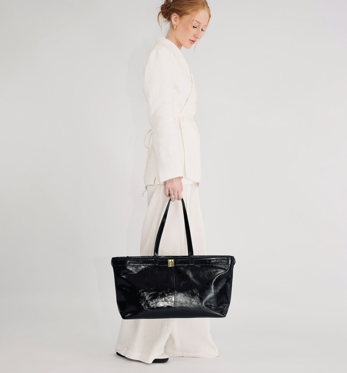The Esme Crinkle Patent Bag