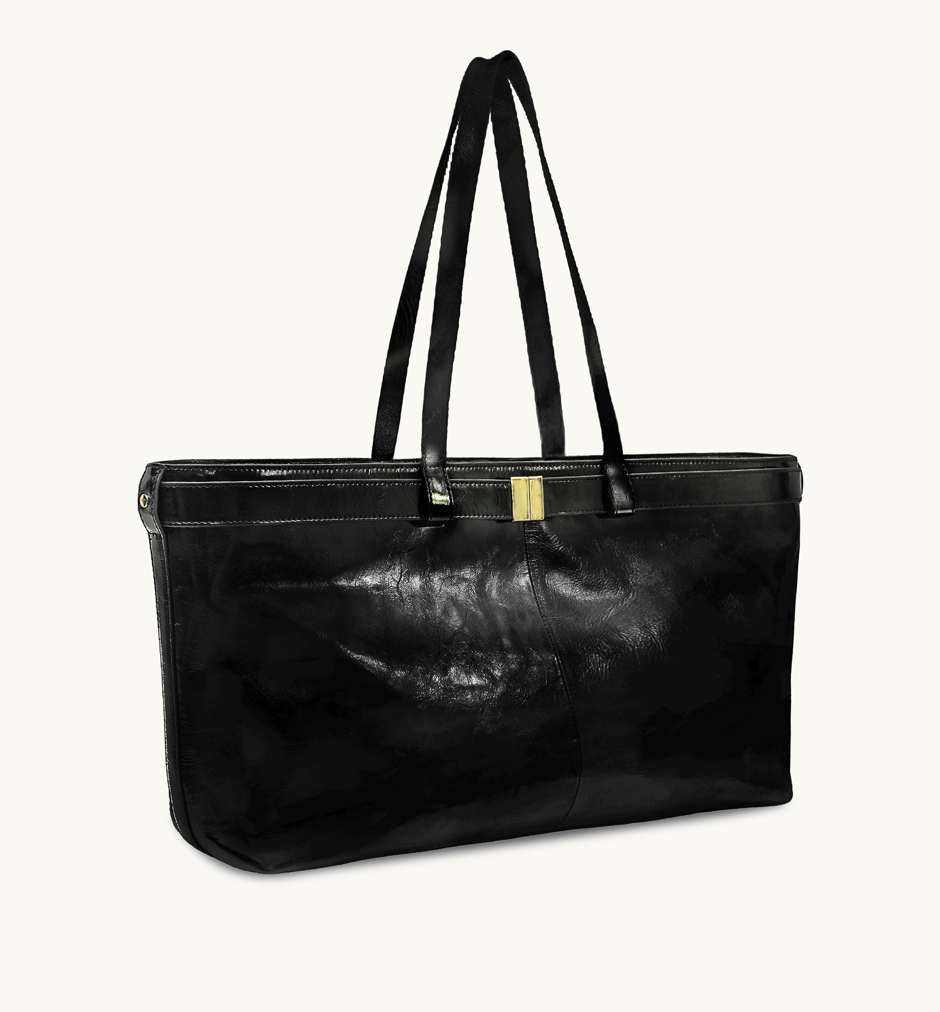The Esme Crinkle Patent Bag