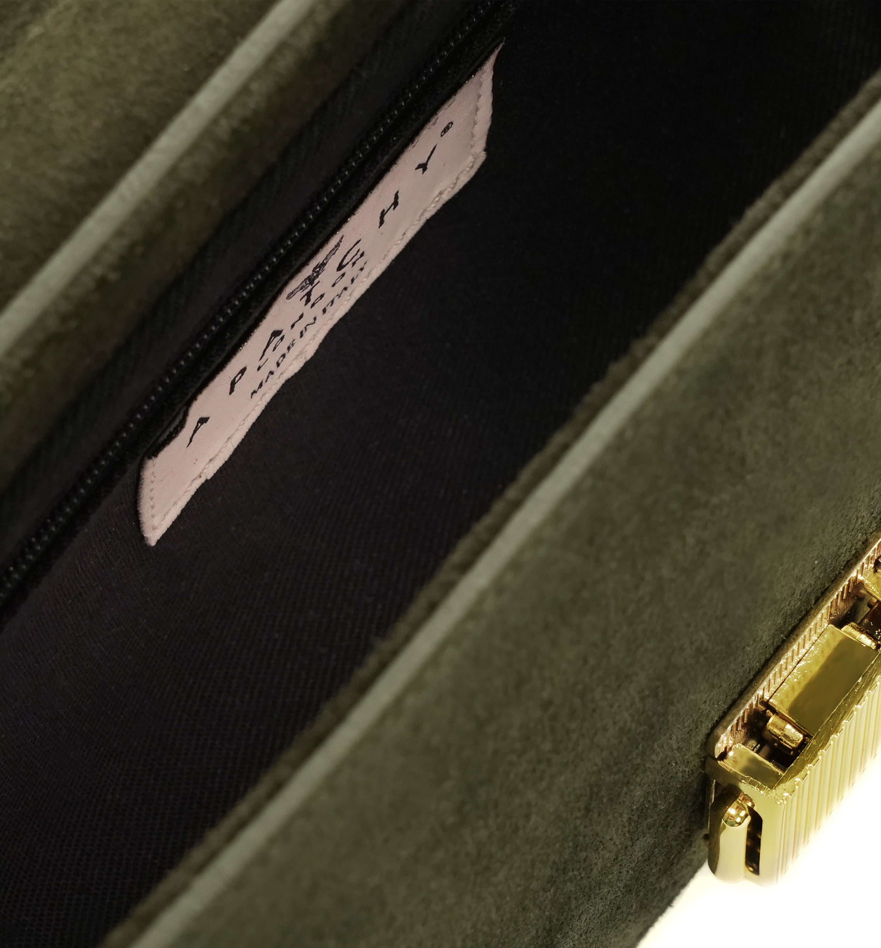 The Flora Top Handle Suede Bag