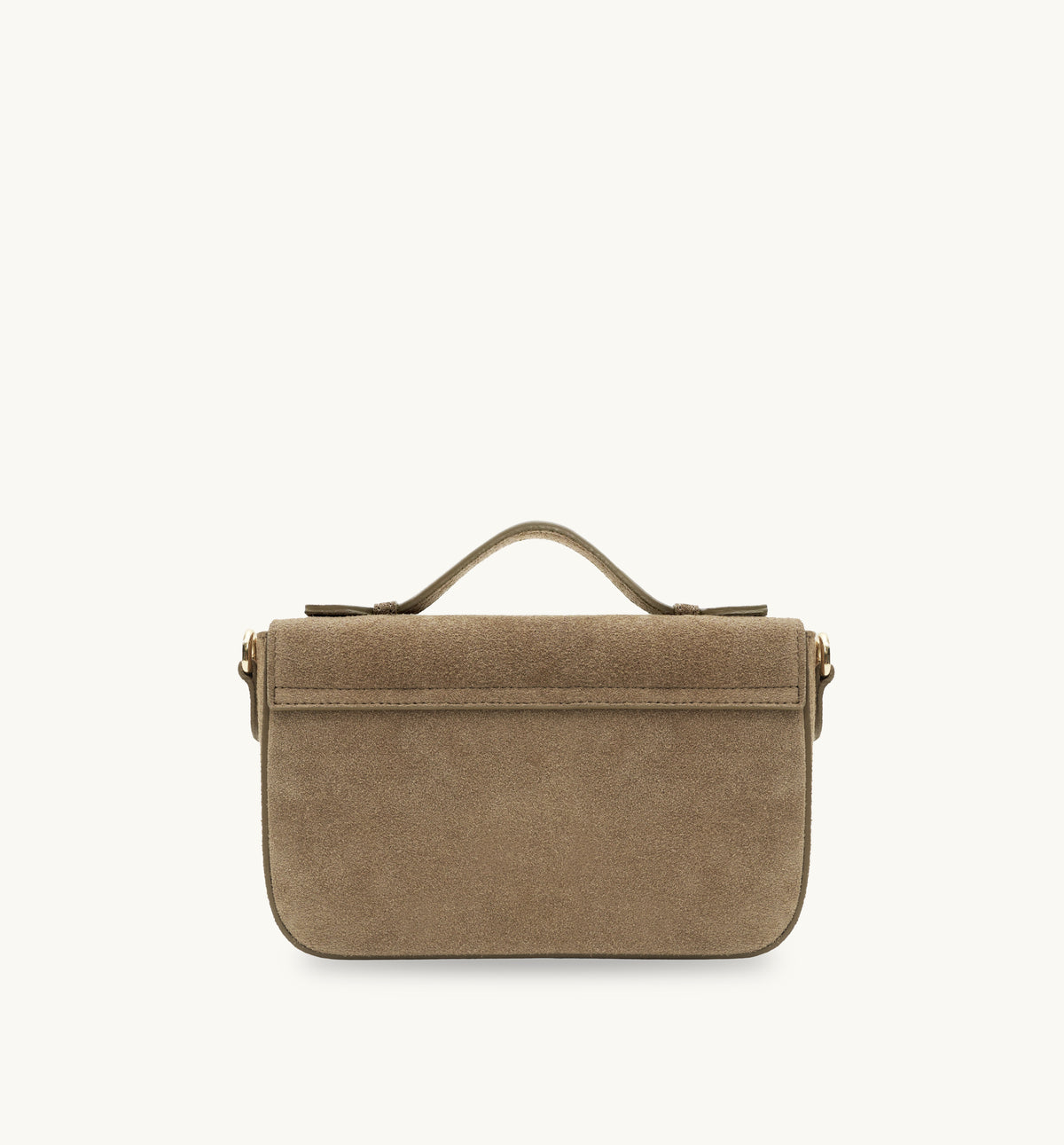 The Flora Top Handle Suede Bag