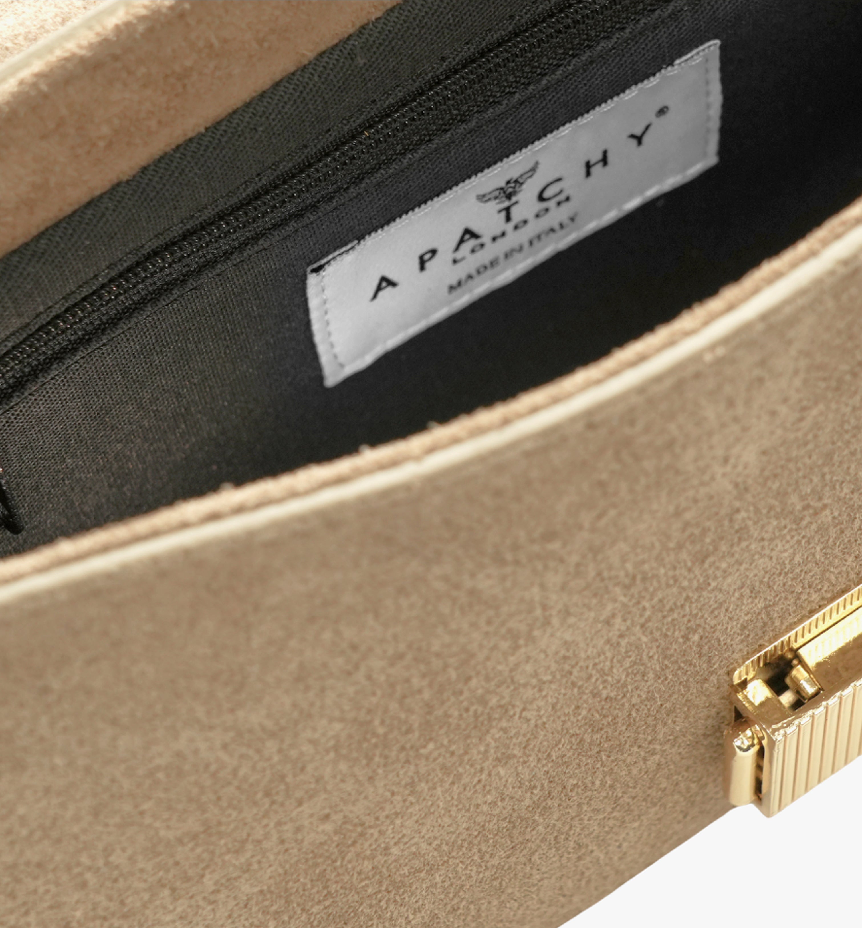 The Flora Top Handle Suede Bag