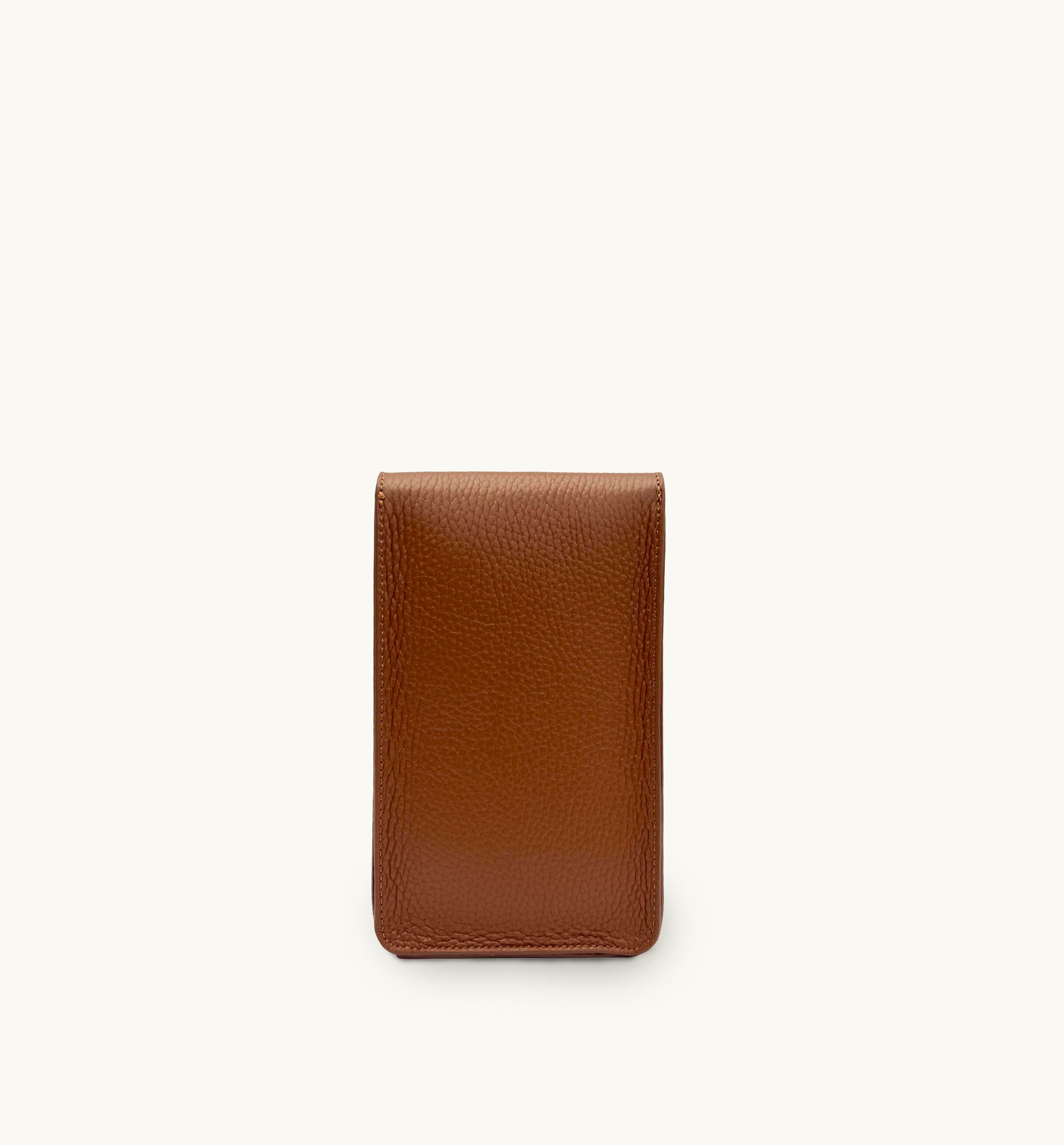 The Frankie Tan Leather Phone Bag