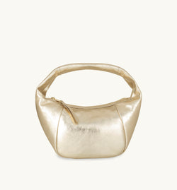 The Jasmine Gold Leather Bag