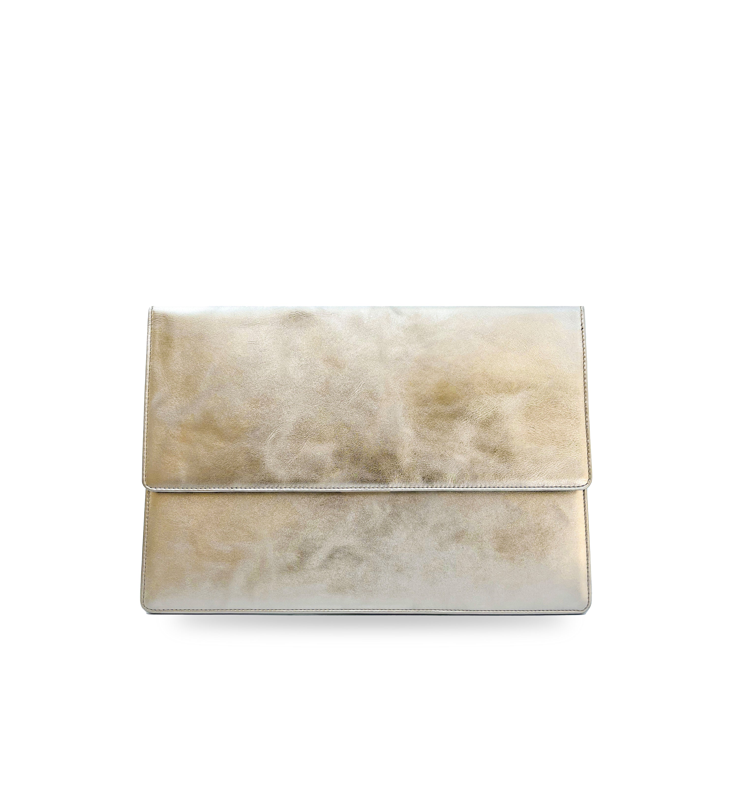 Gold Leather Laptop 13-14 inch Sleeve
