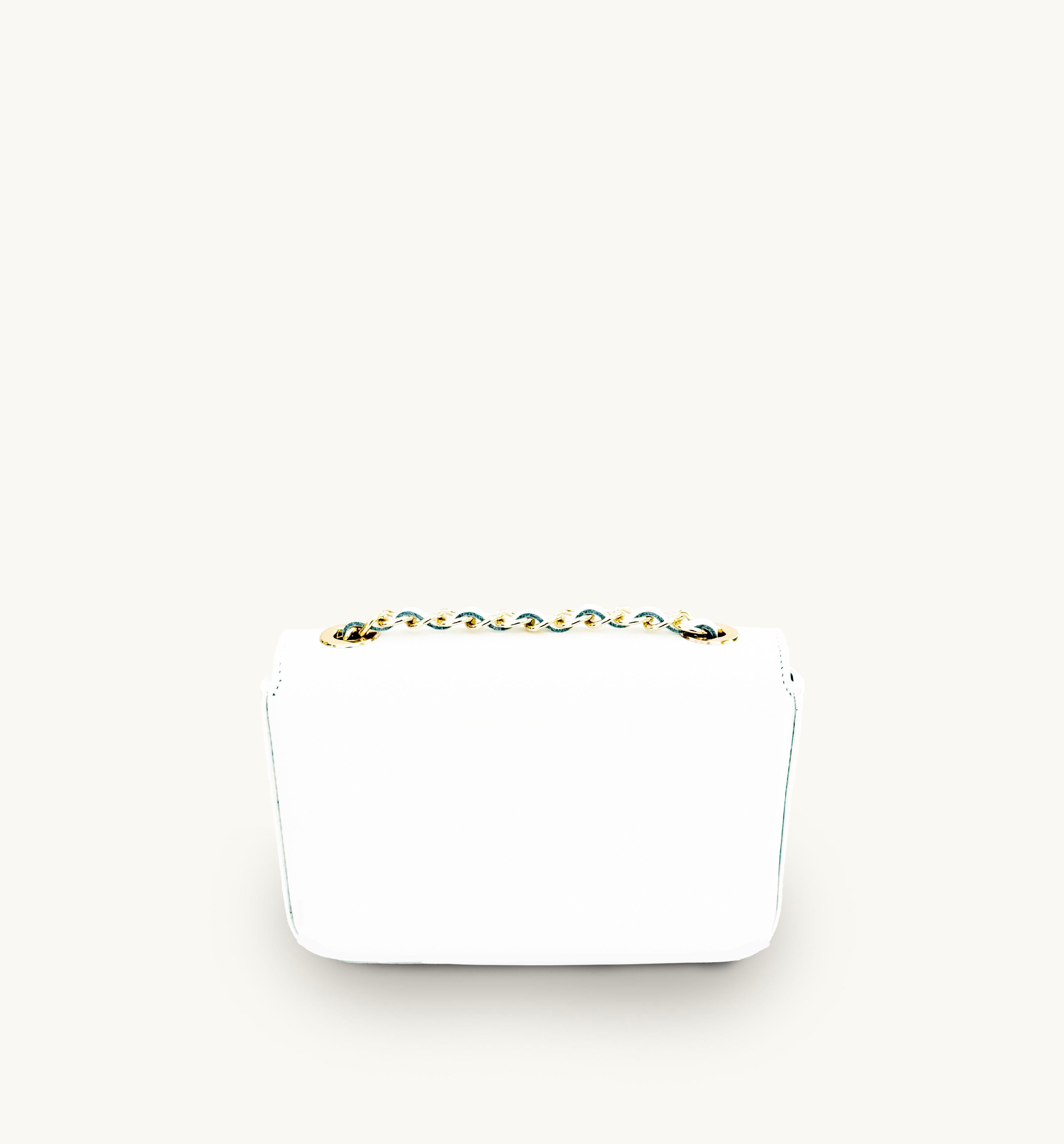 The Grace White Leather Bag