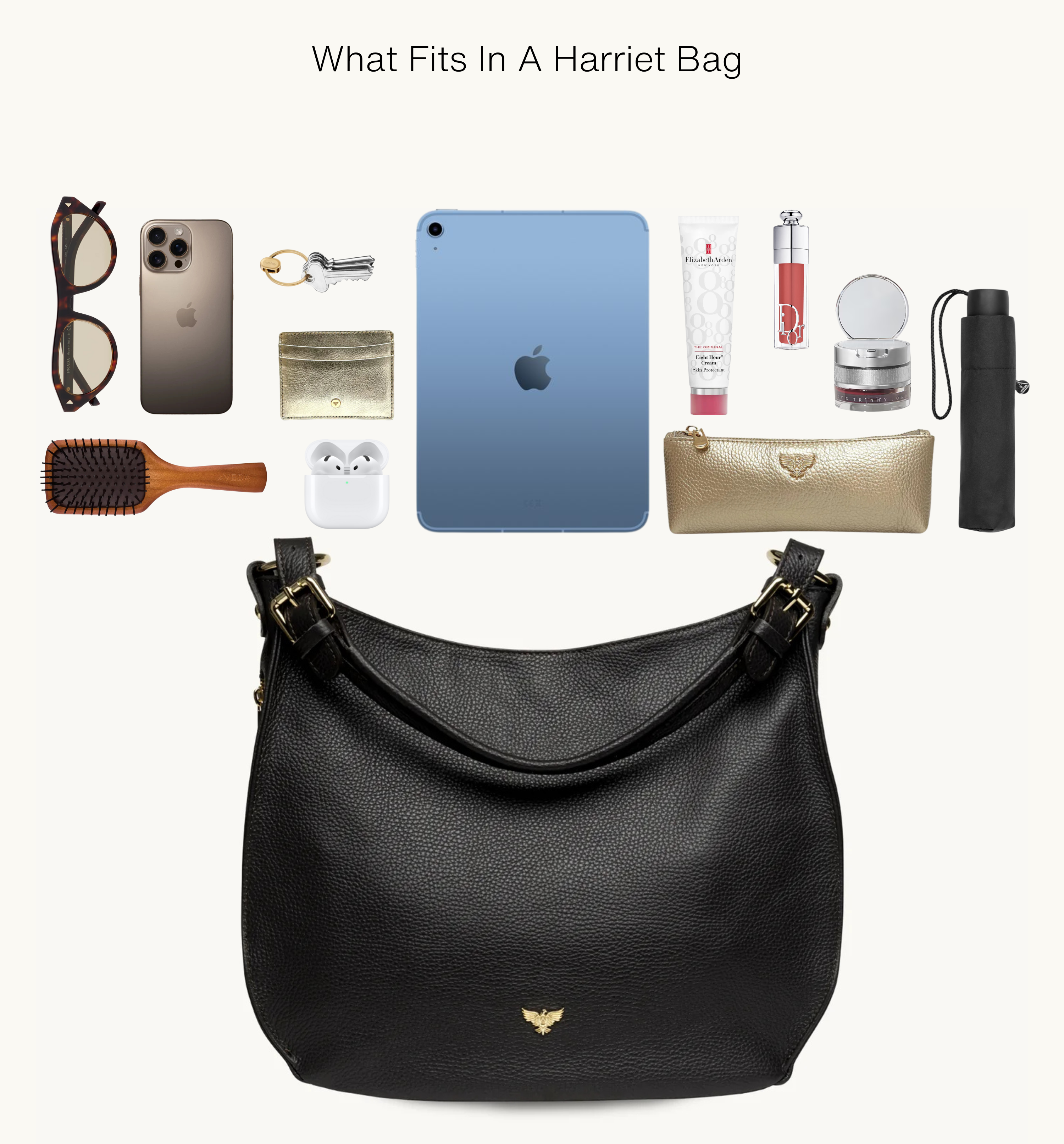 The Harriet Stone Leather Bag