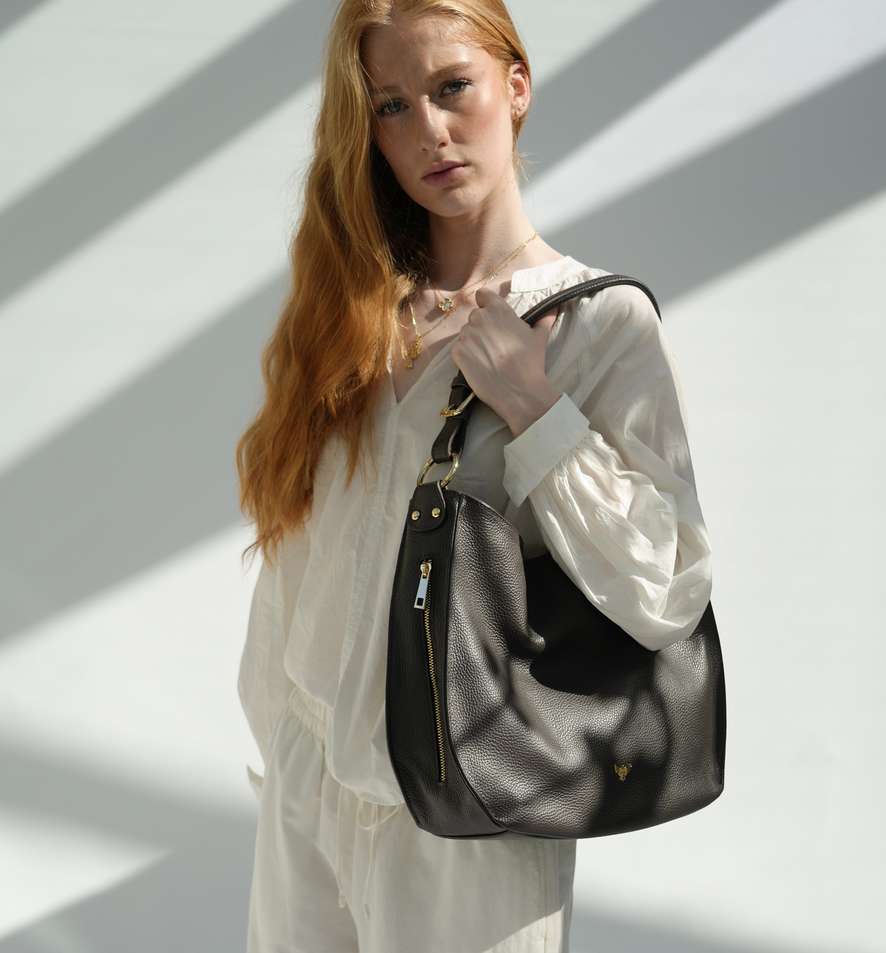 The Harriet Chocolate Leather Bag