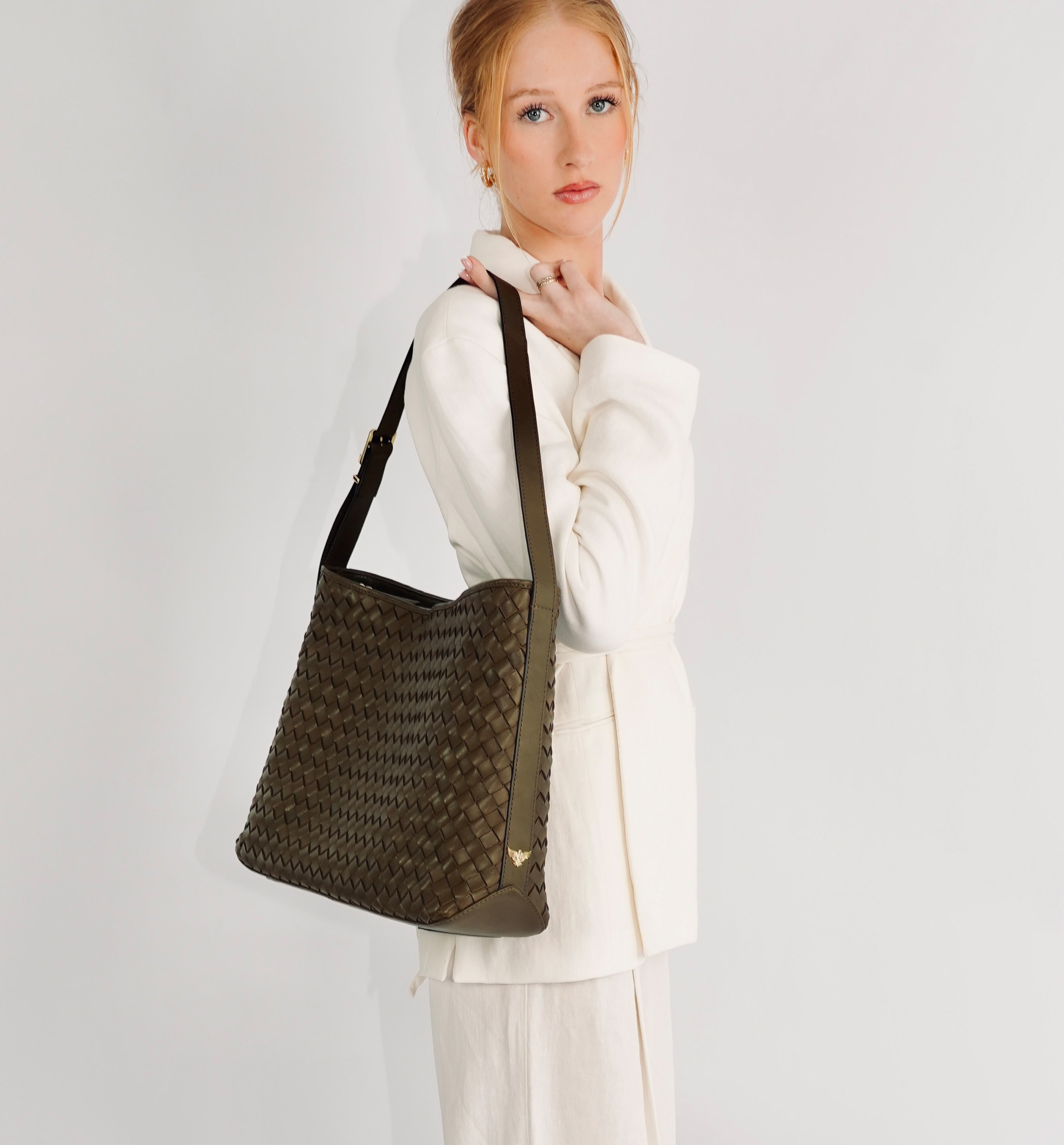 The Holly Olive Leather Bag