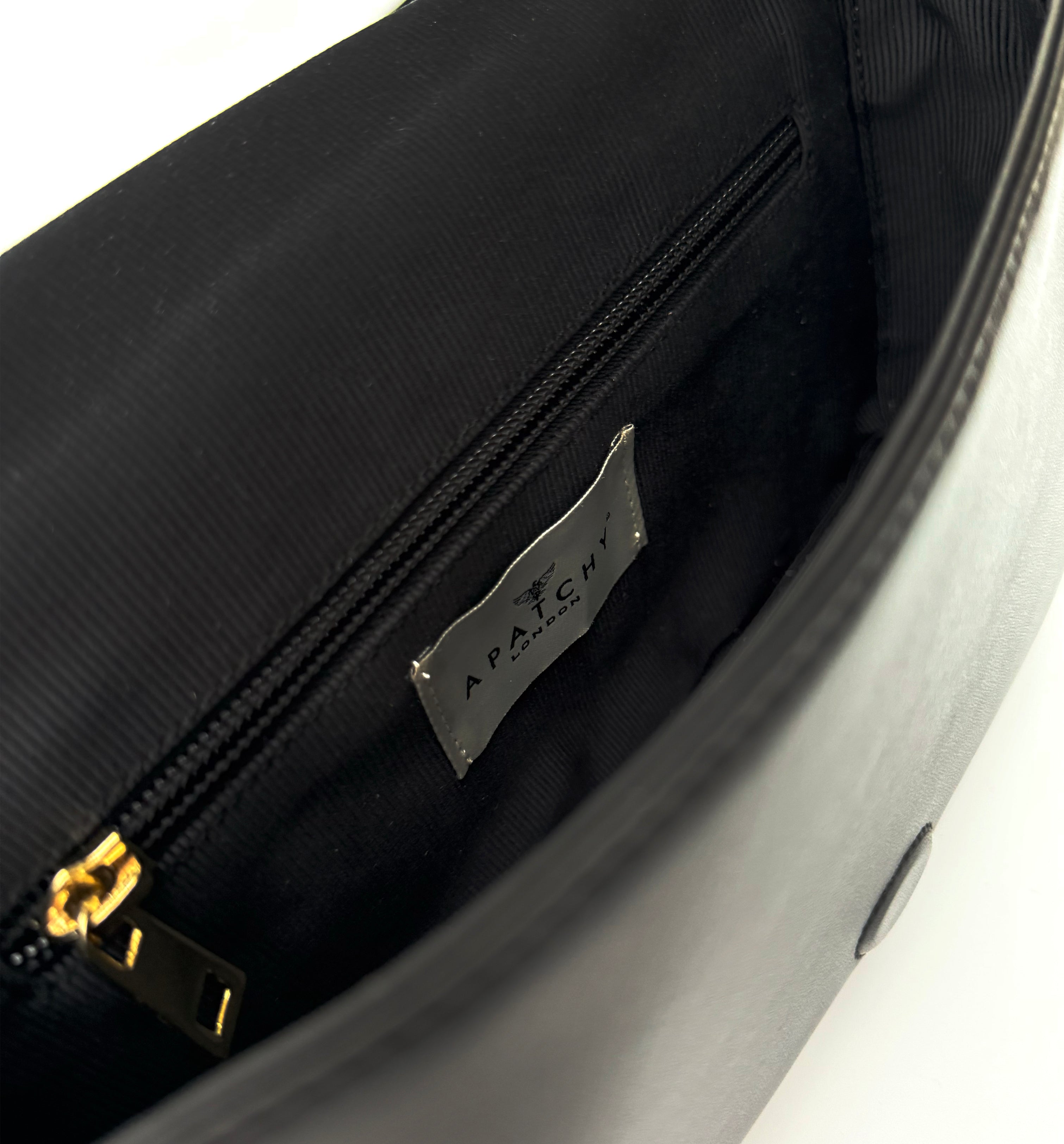 The Mimi Black Leather Bag