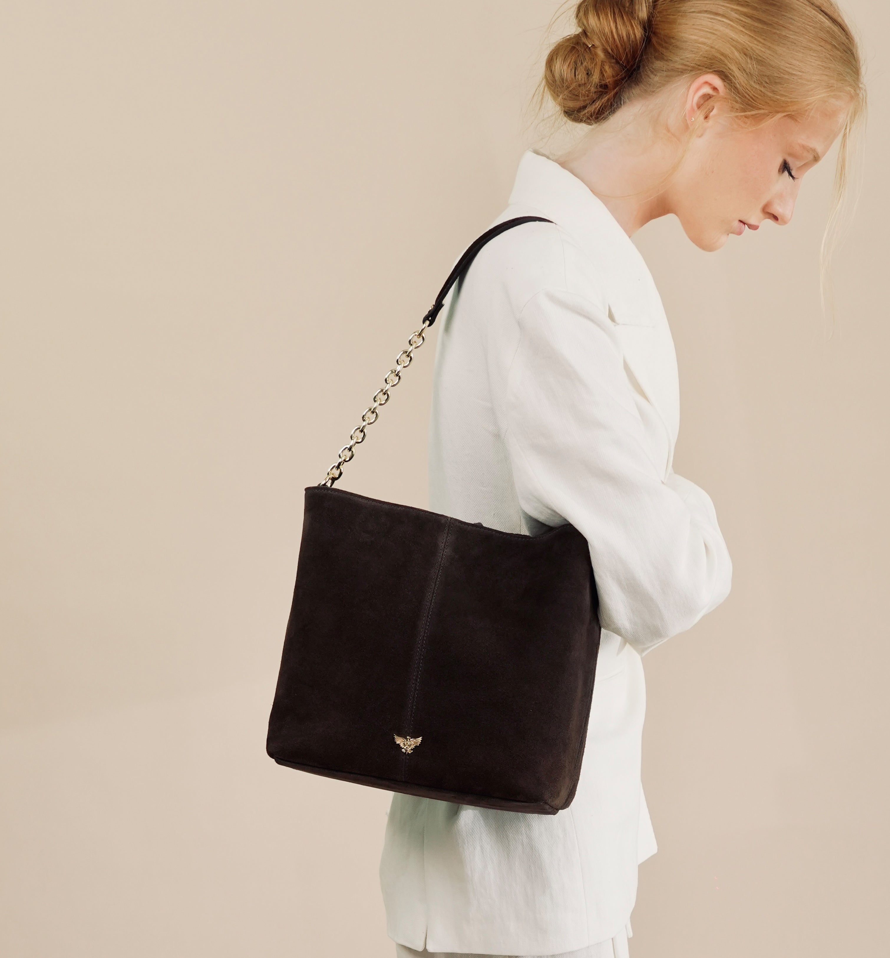 The Izzie Suede Bag