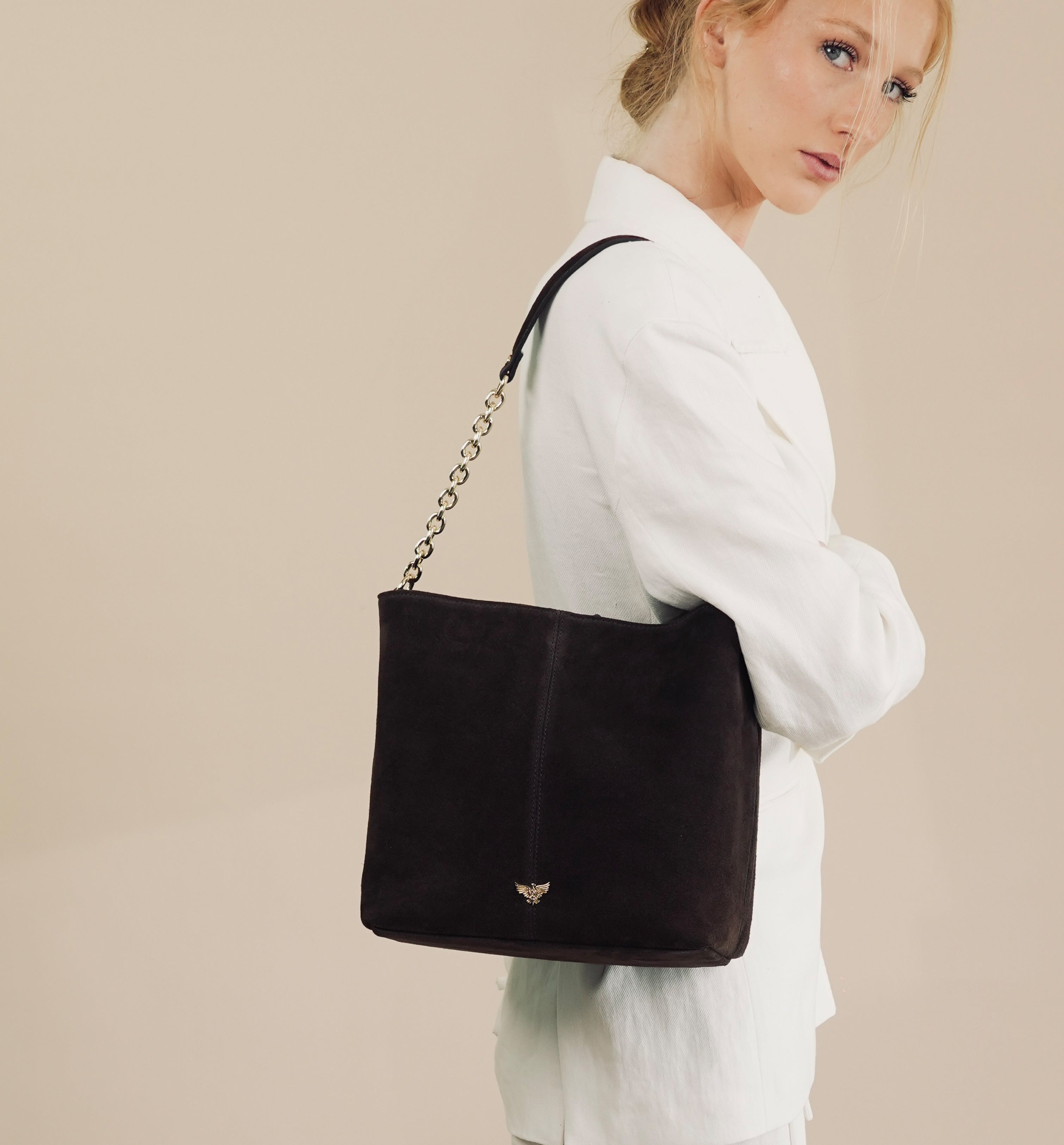 The Izzie Suede Bag