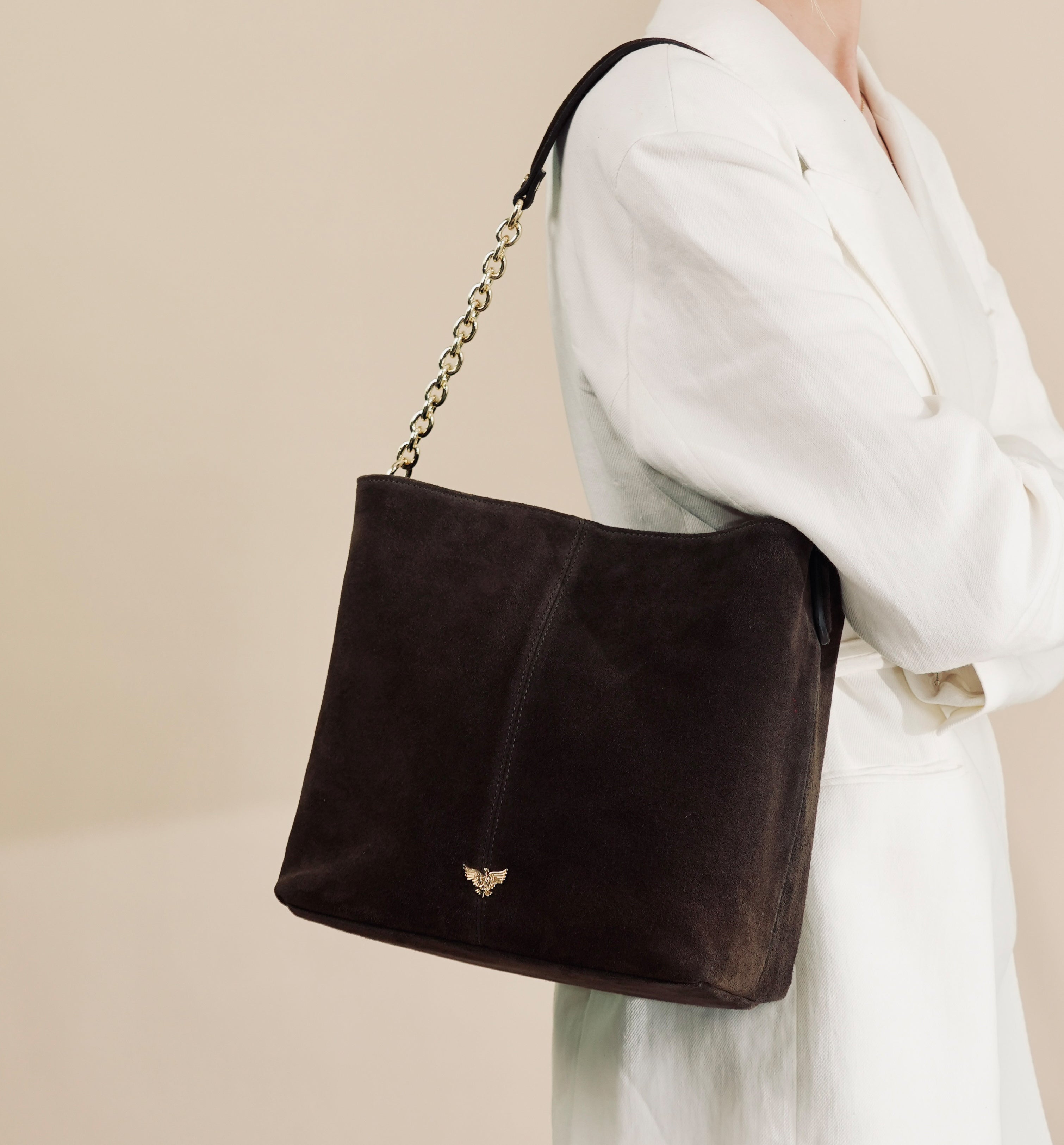 The Izzie Suede Bag