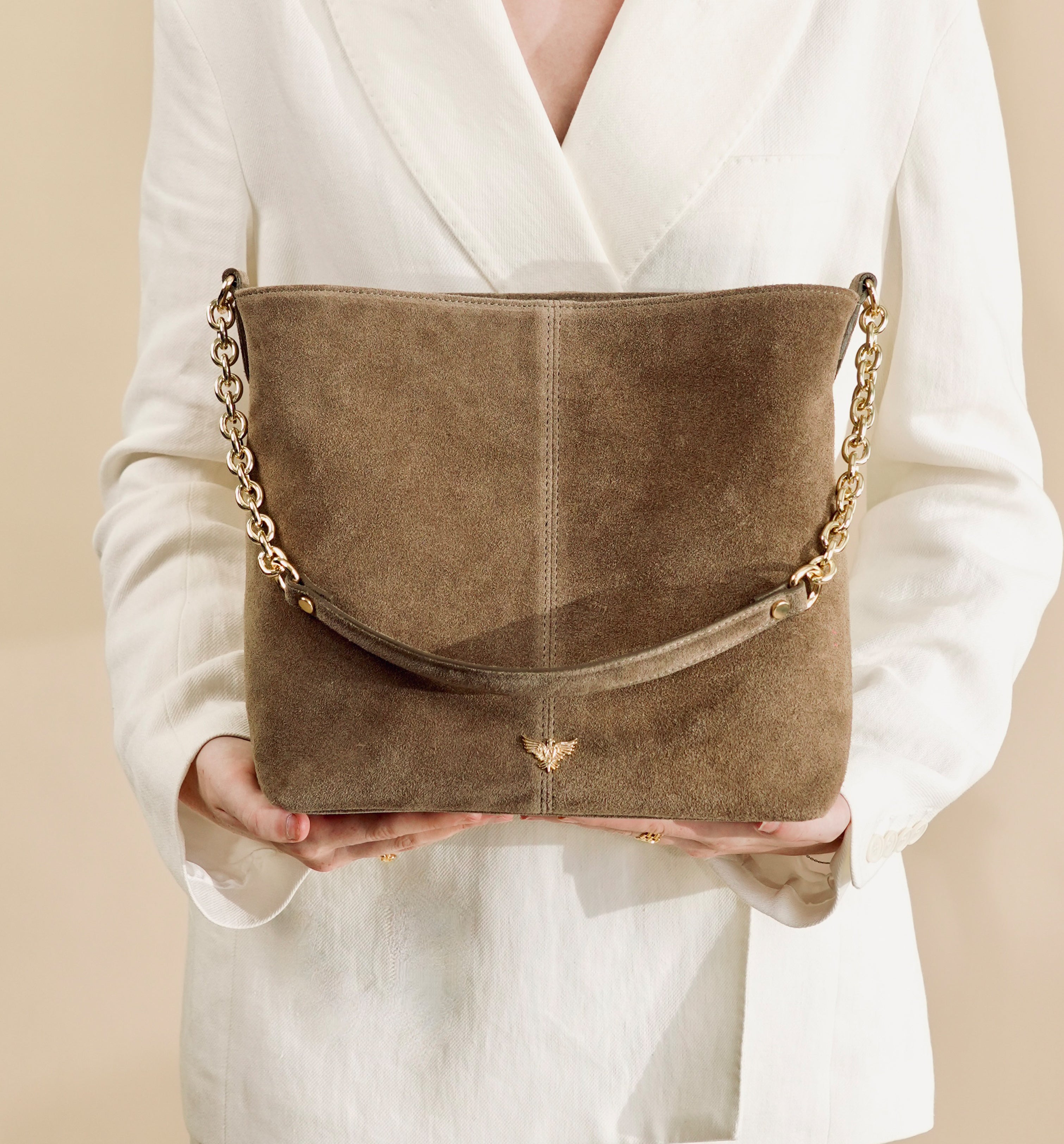 The Izzie Suede Bag