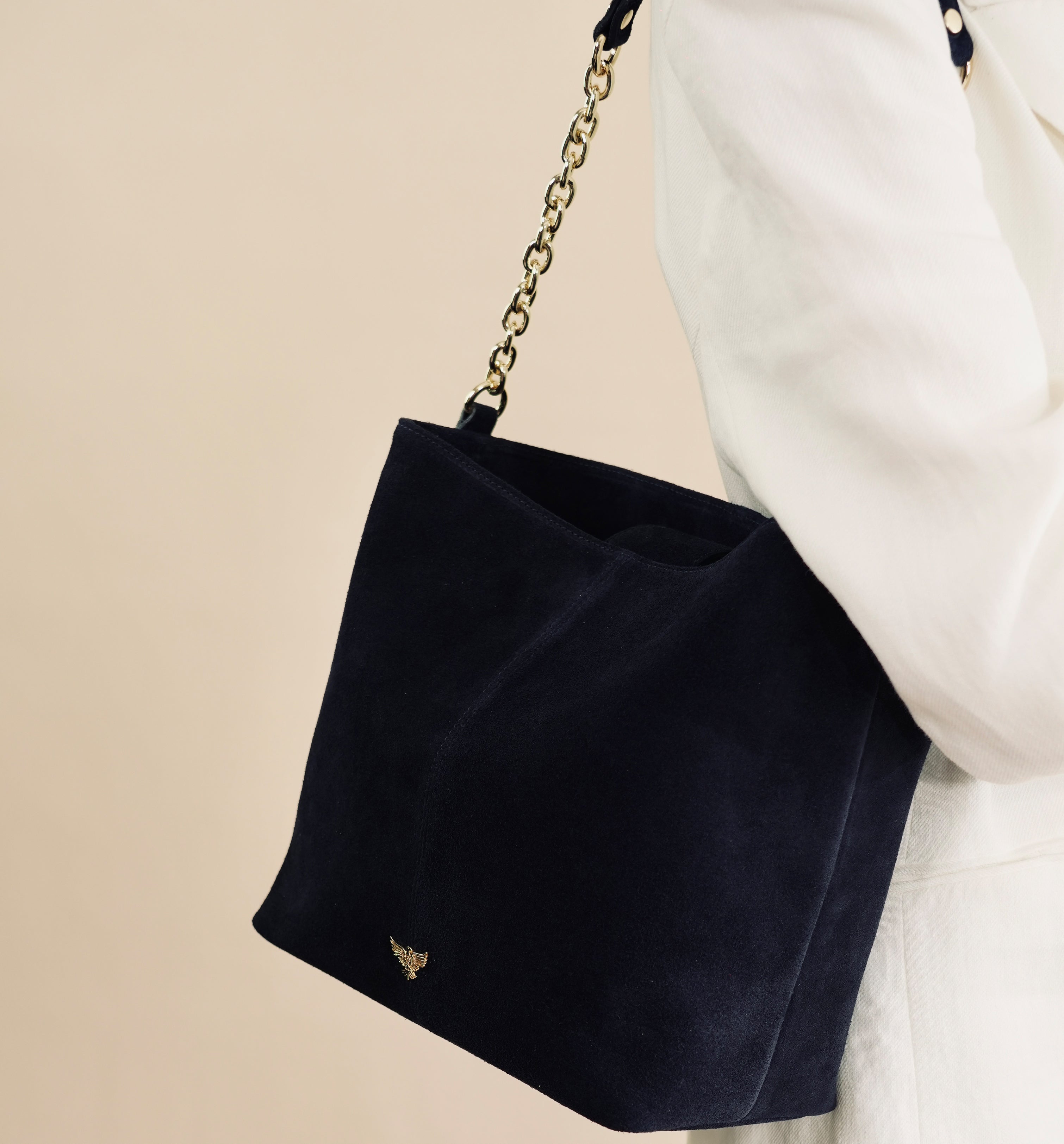 The Izzie Suede Bag
