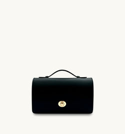 The Amelia Black Leather Bag