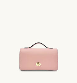 The Amelia Baby Pink Leather Bag