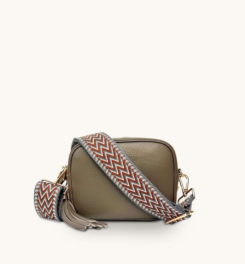 Tan Leather Crossbody Bag - Apatchy London