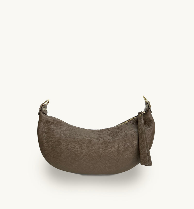 Apatchy London The Lulu Latte Leather Sling Bag