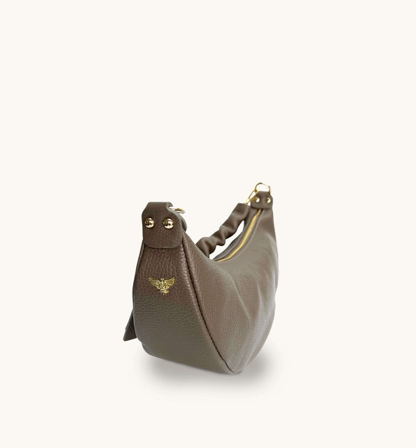 The Lulu Latte Leather Bag