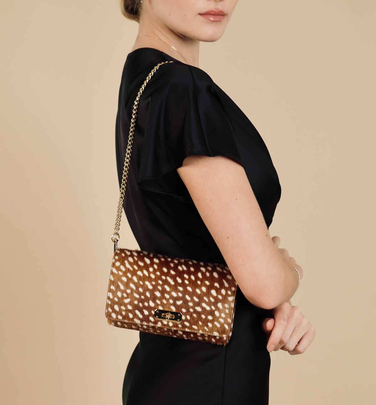 The Lyla Hair On Leather Bag