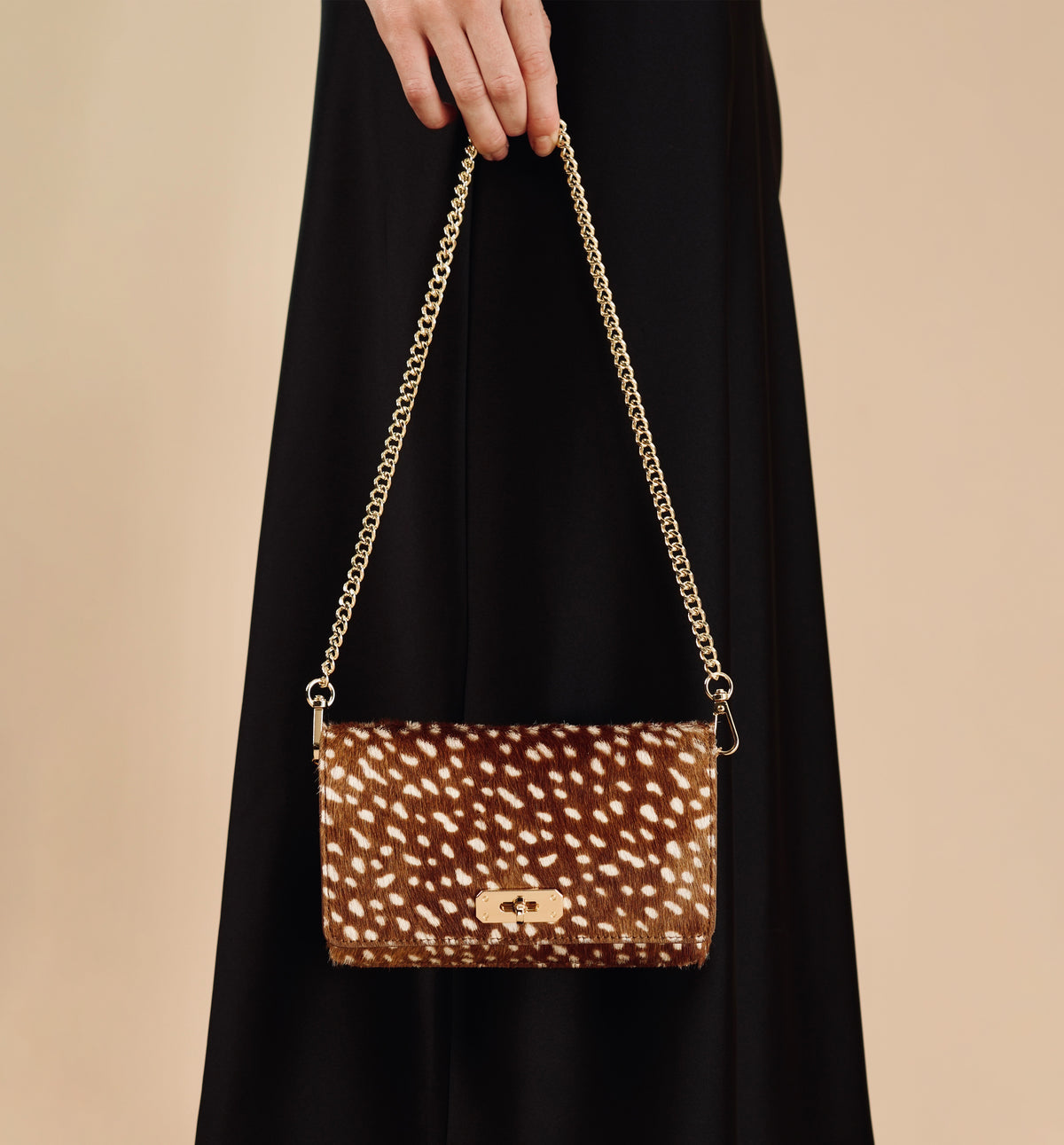 The Lyla Hair On Leather Bag