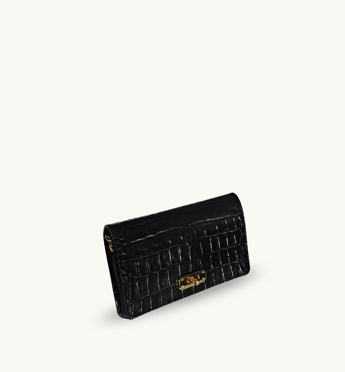 PRE ORDER: The Lyla Black Croc Leather Bag