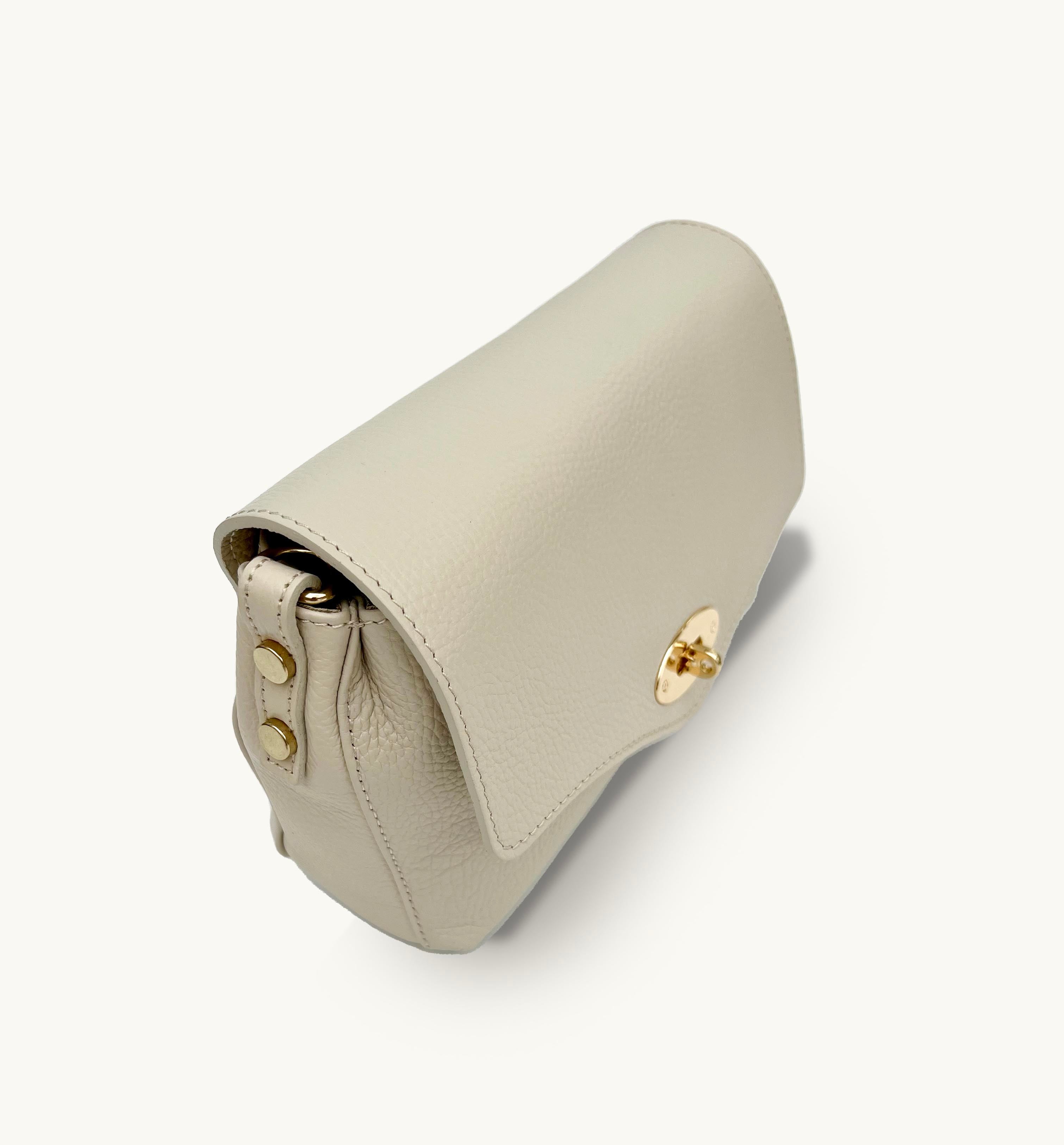 The Maddie Midi Stone Leather Bag