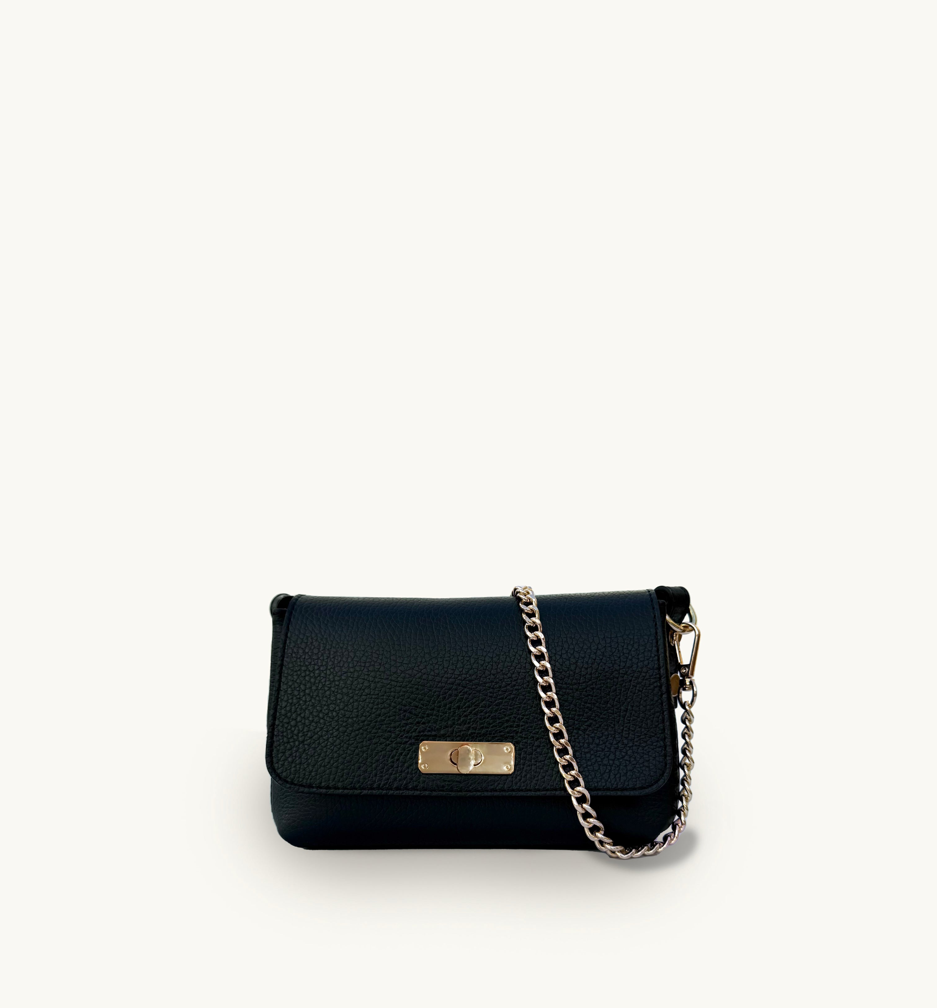 The Maisie Black Leather Bag