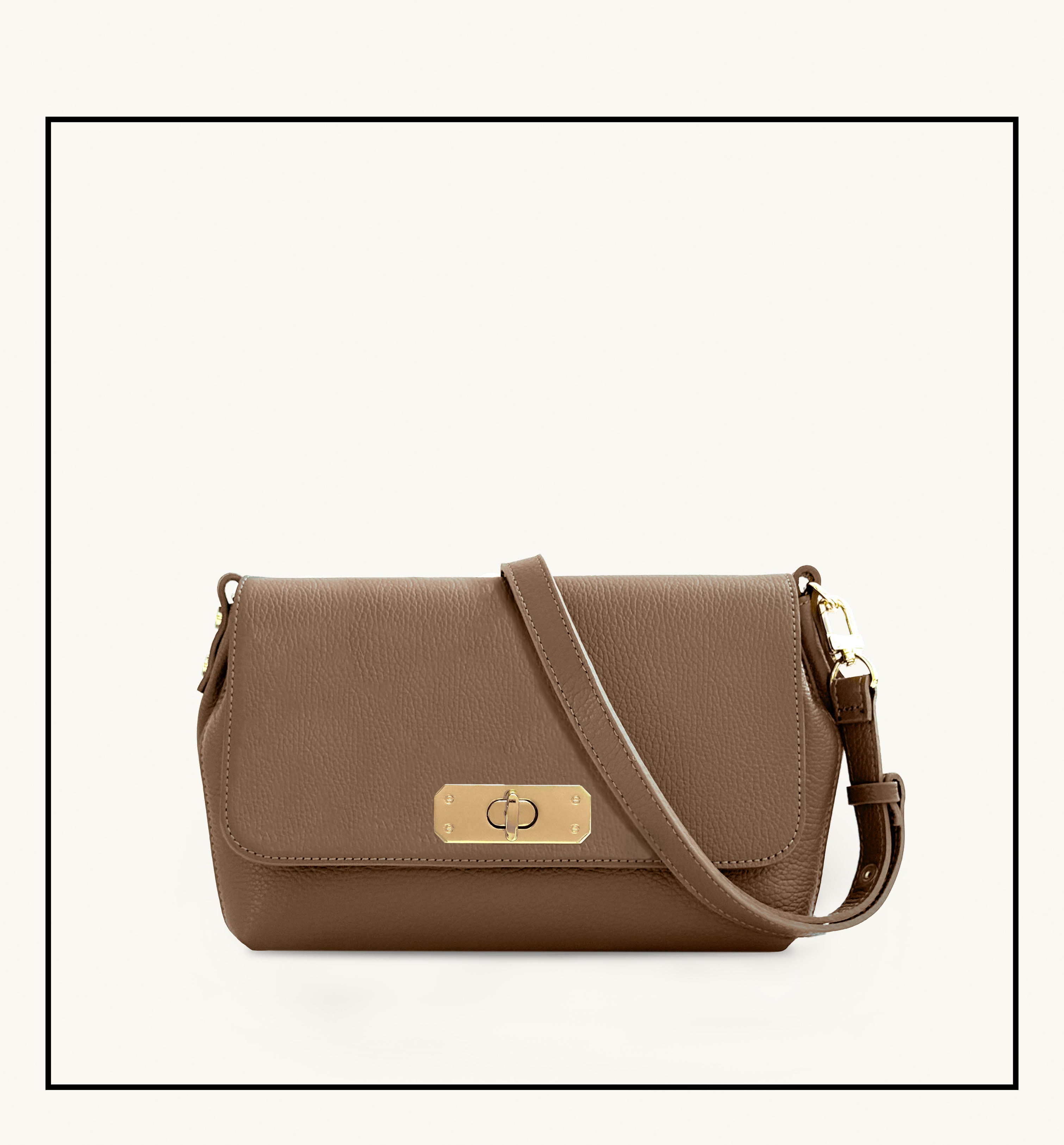 The Maisie Maxi Mink Leather Bag