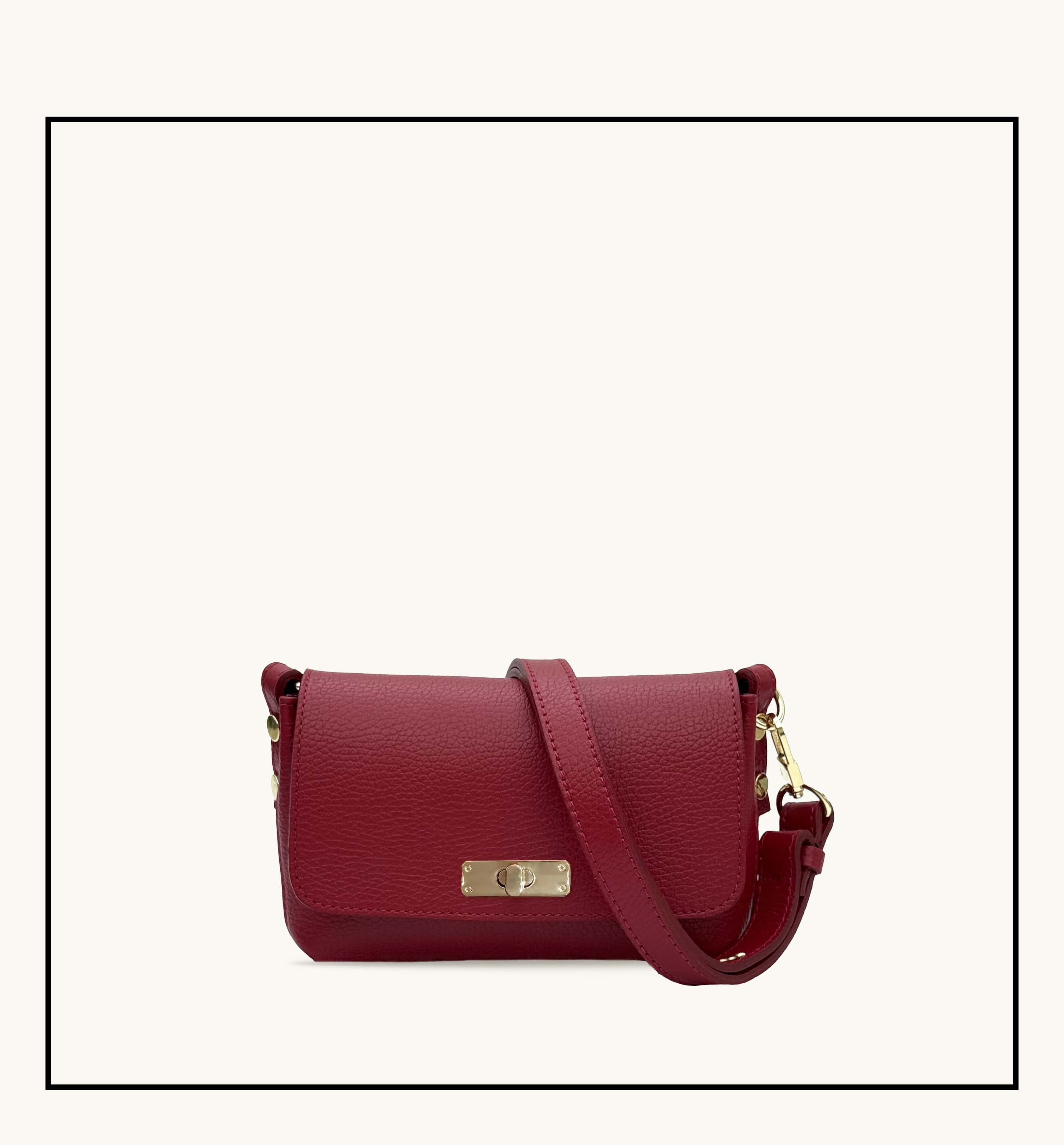 The Maisie Red Leather Bag