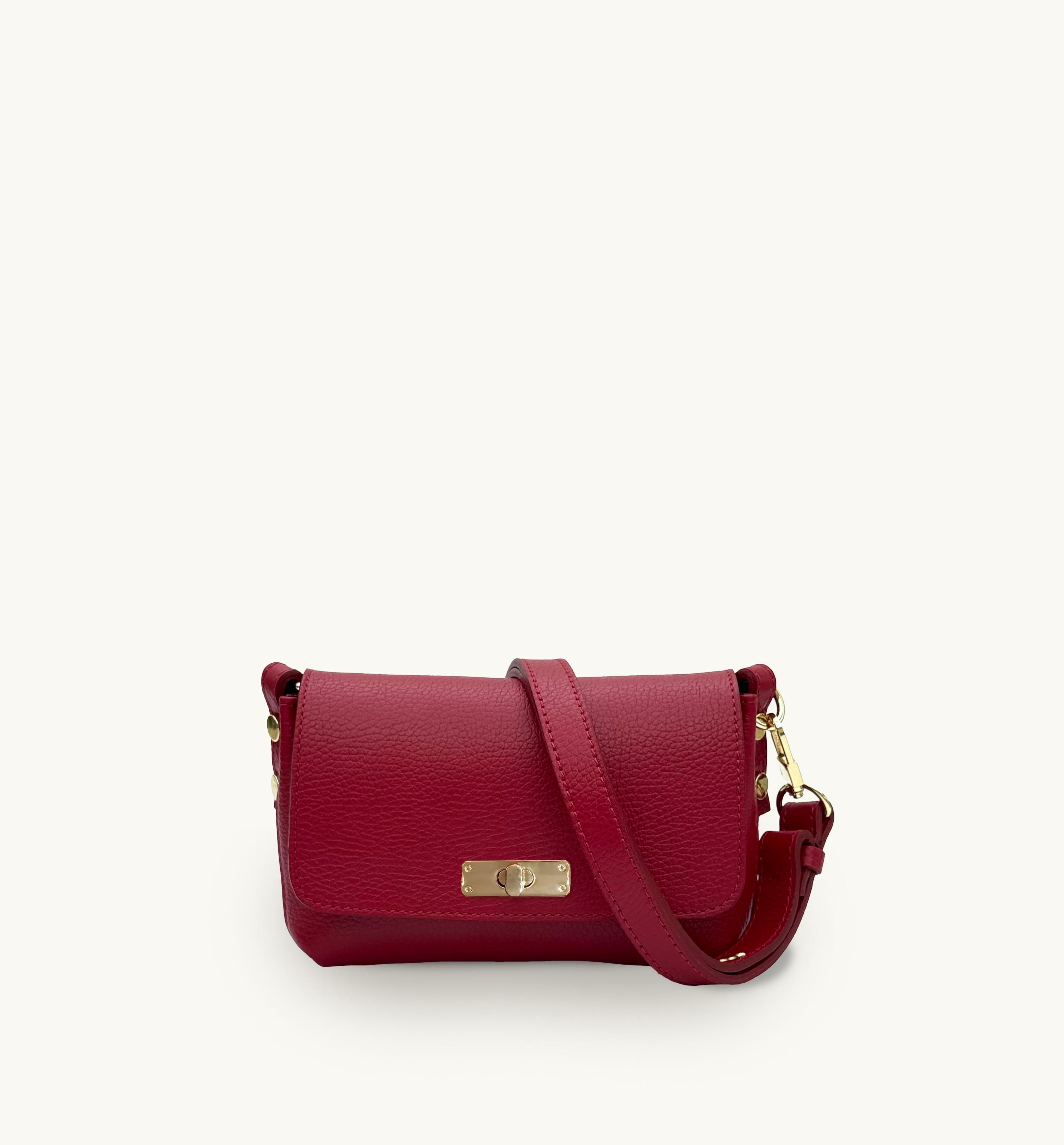 The Maisie Red Leather Bag