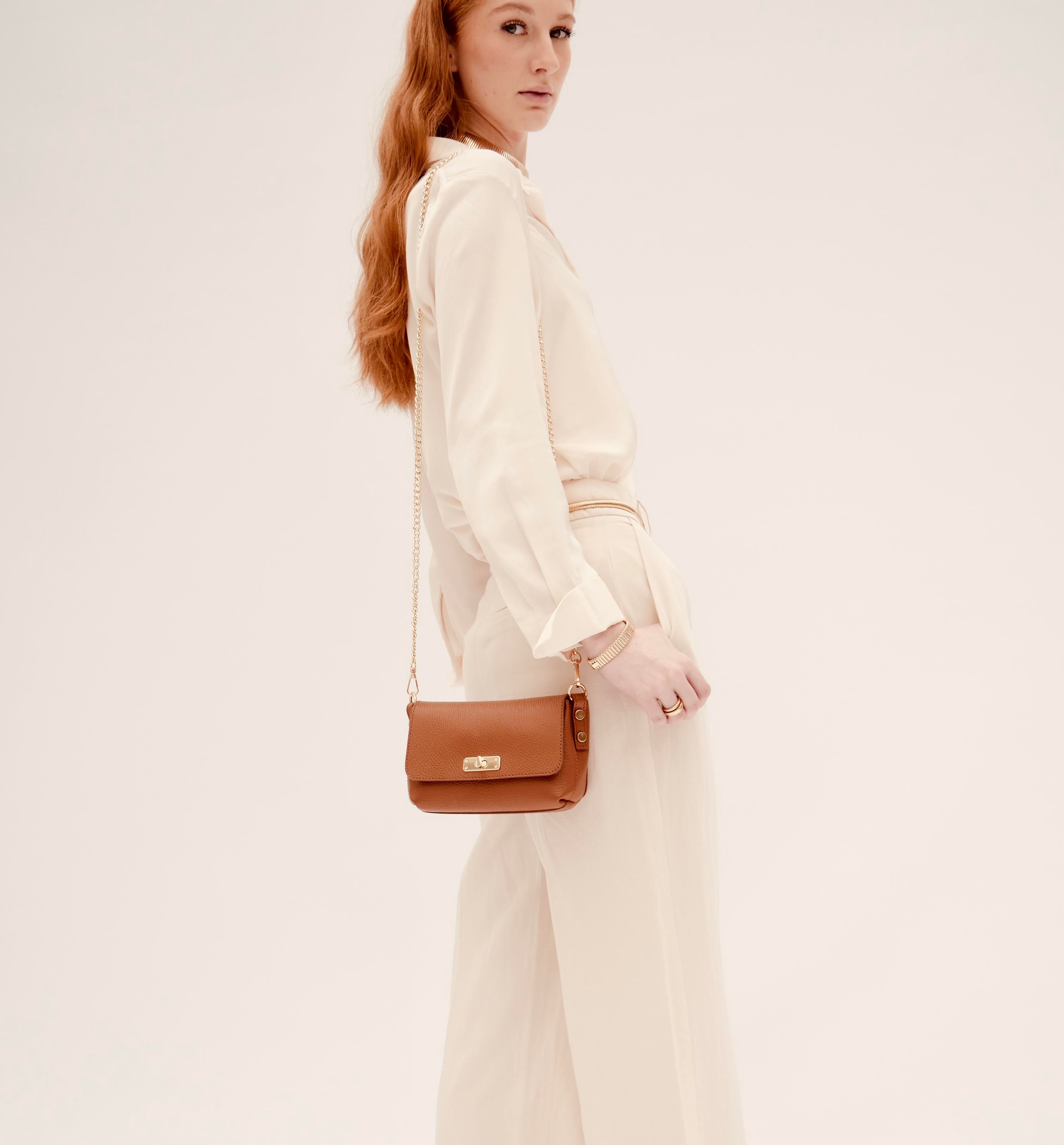 The Maisie Tan Leather Bag