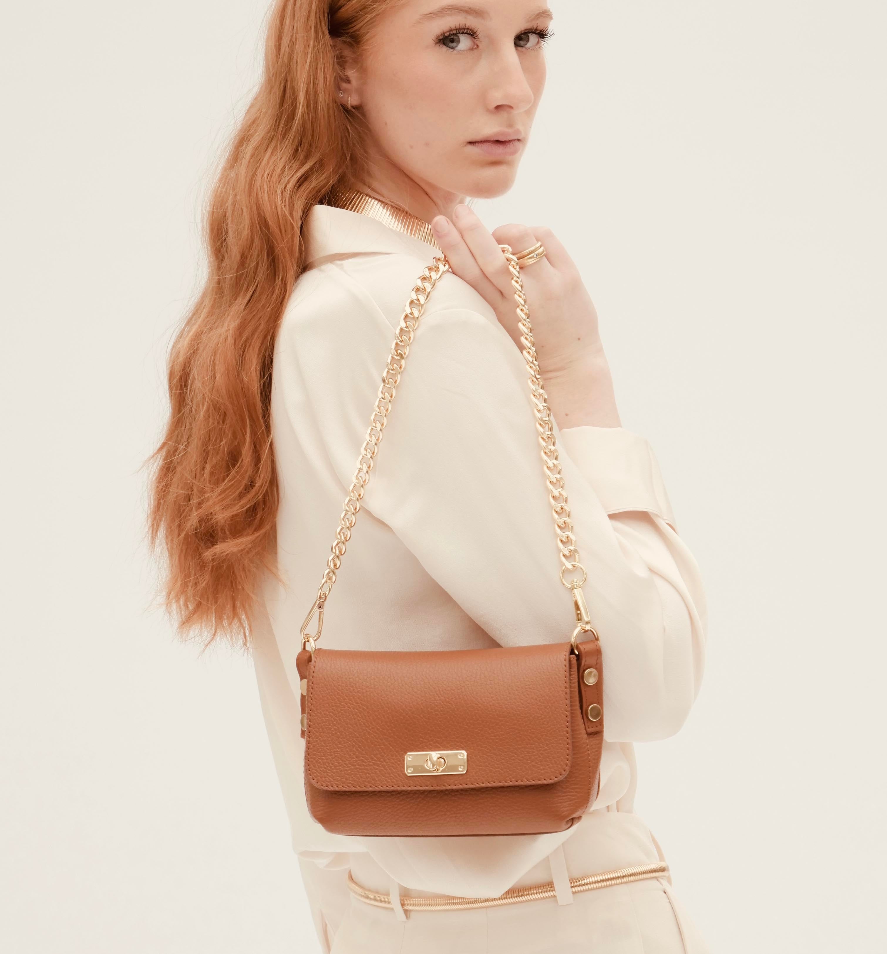 The Maisie Tan Leather Bag