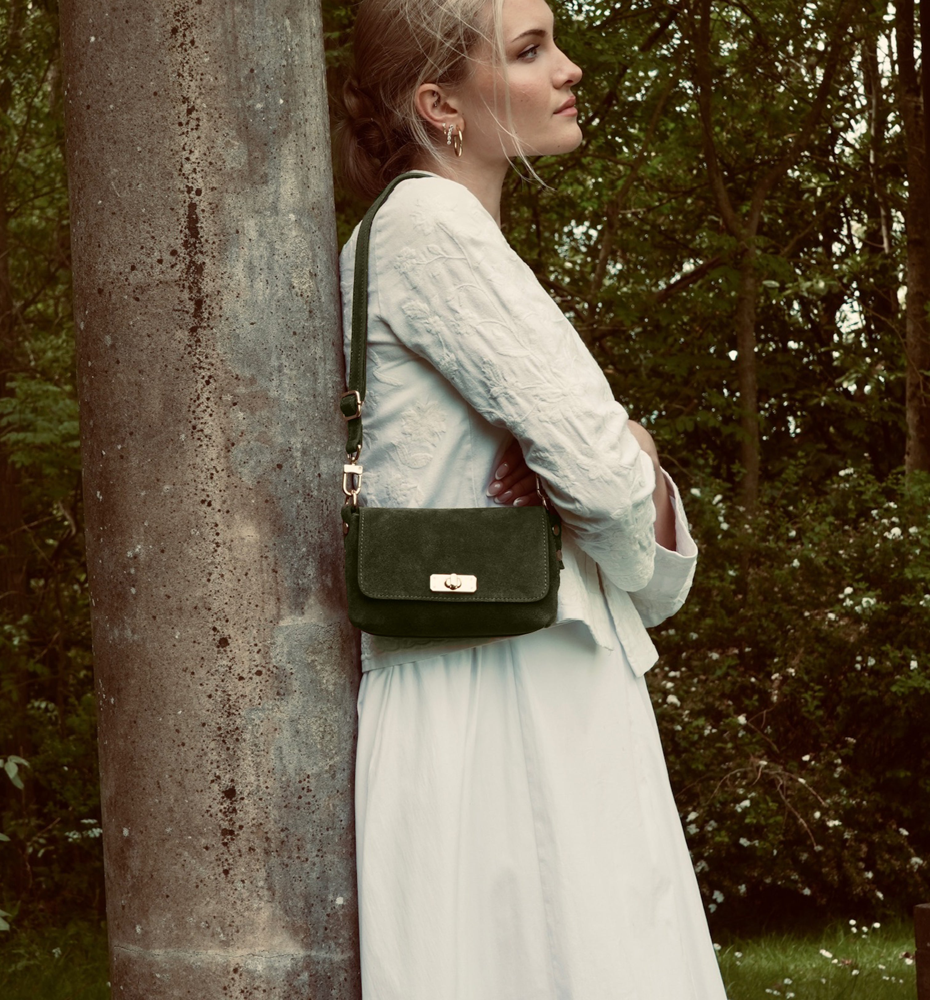 The Maisie Mini Suede Bag
