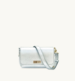 The Maisie Silver Leather Bag