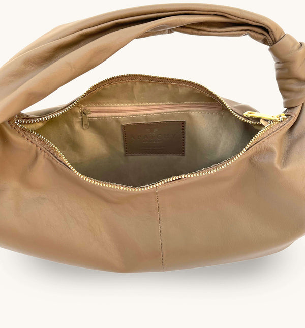 The Margot Latte Leather Bag