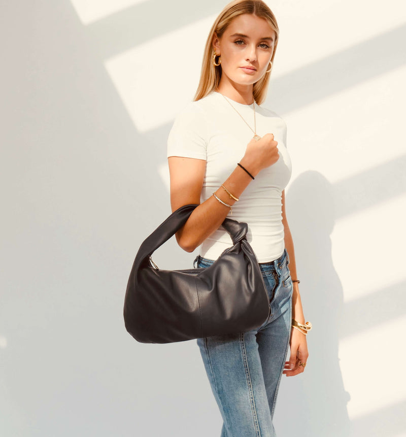 The Margot Pale Blue Leather Bag