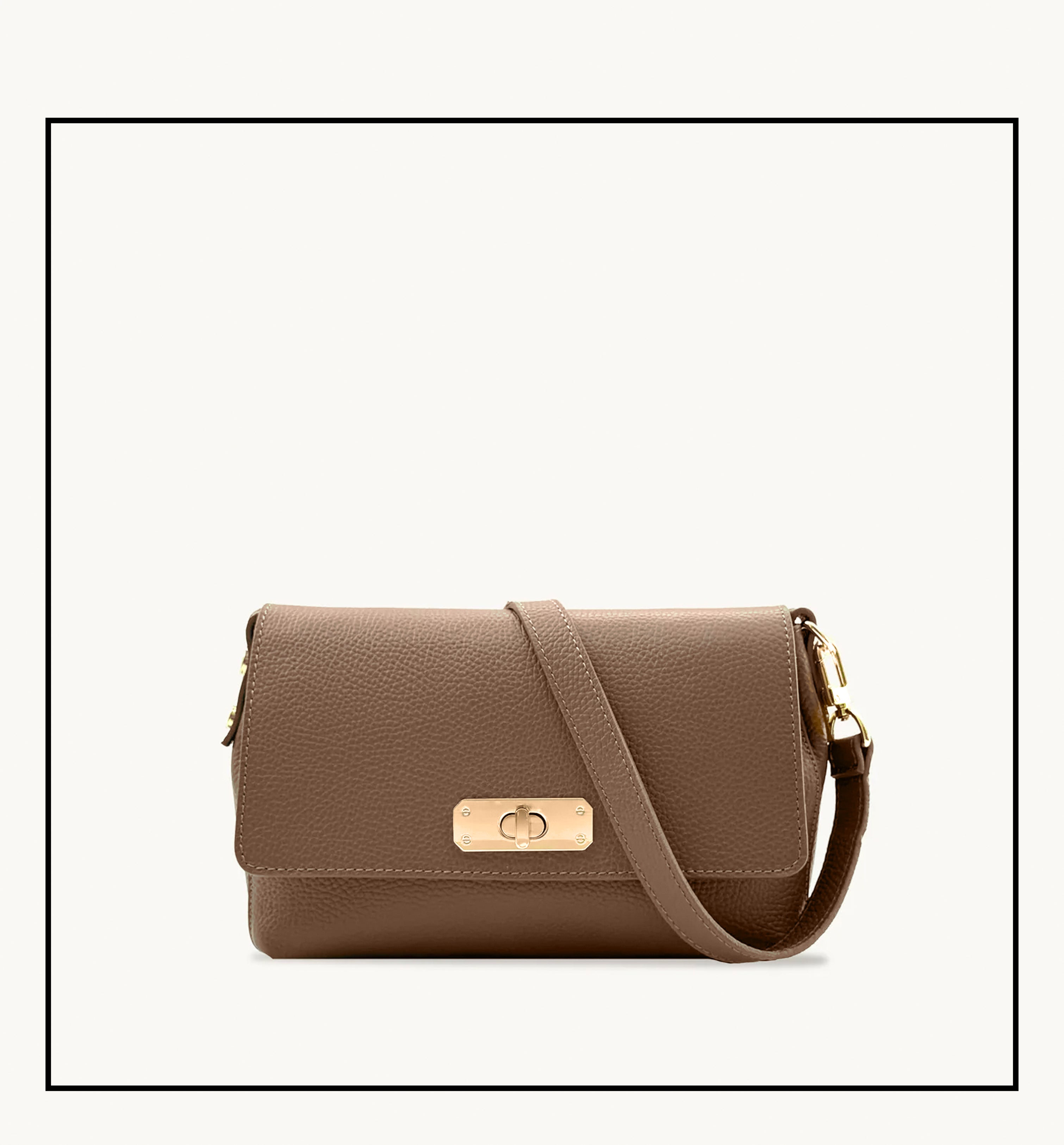 The Maisie Midi Mink Leather Bag