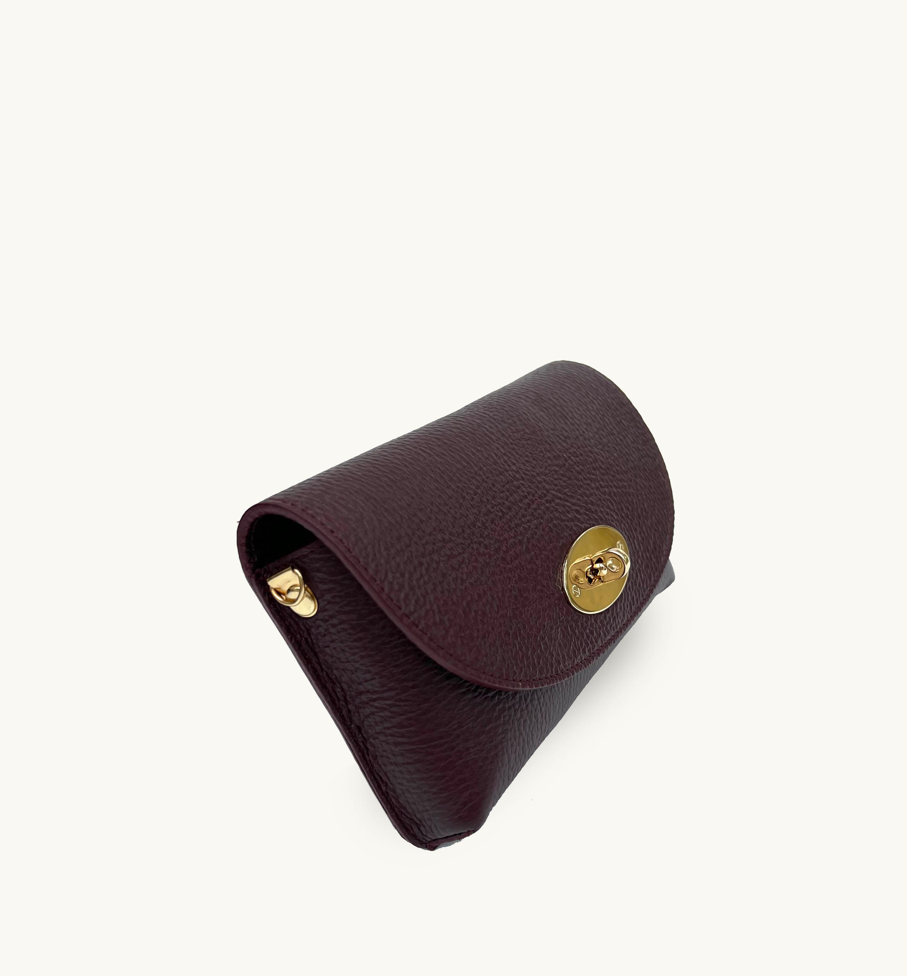 The Mila Port Leather Phone Bag