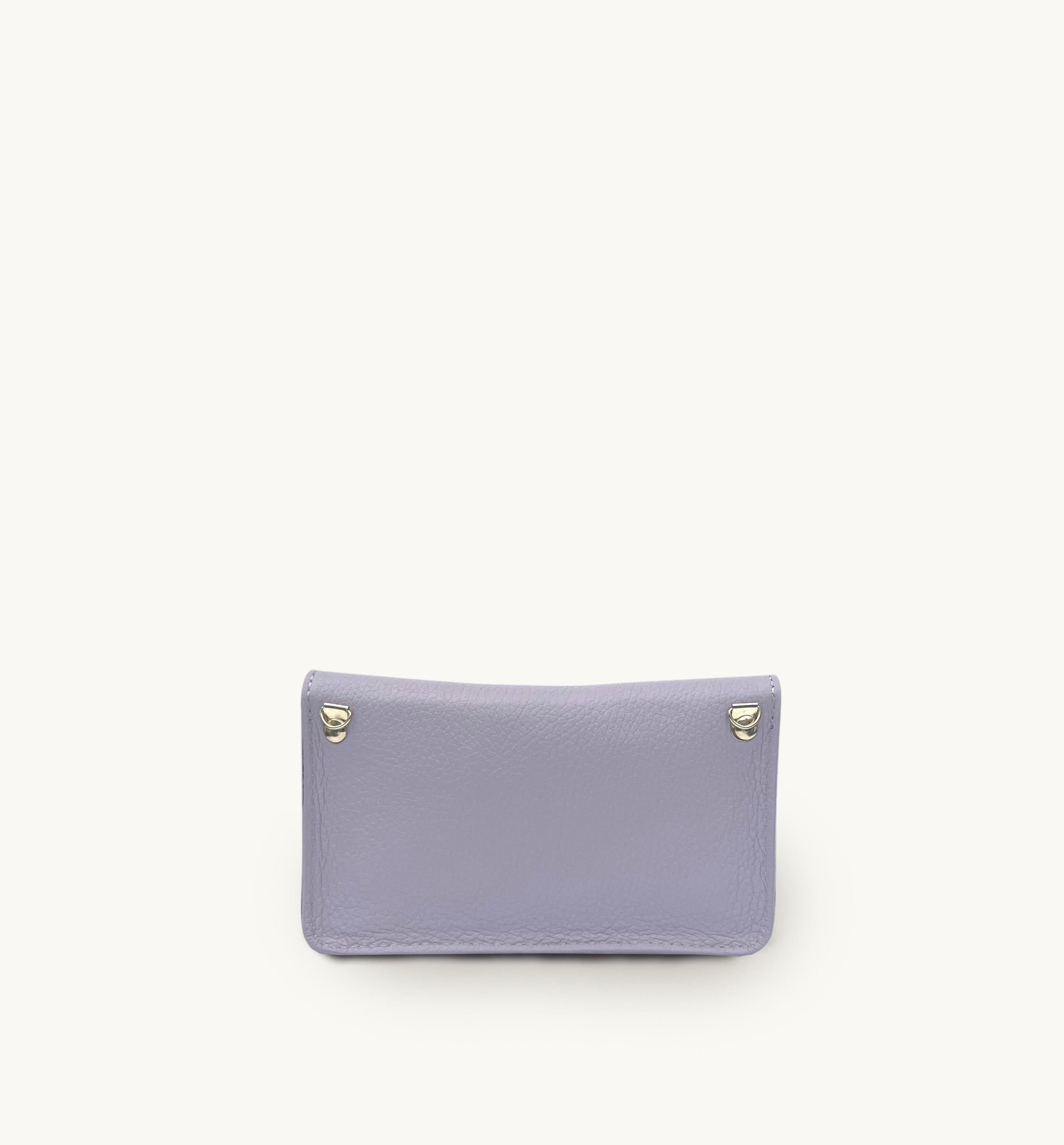 The Mila Lilac Leather Phone Bag