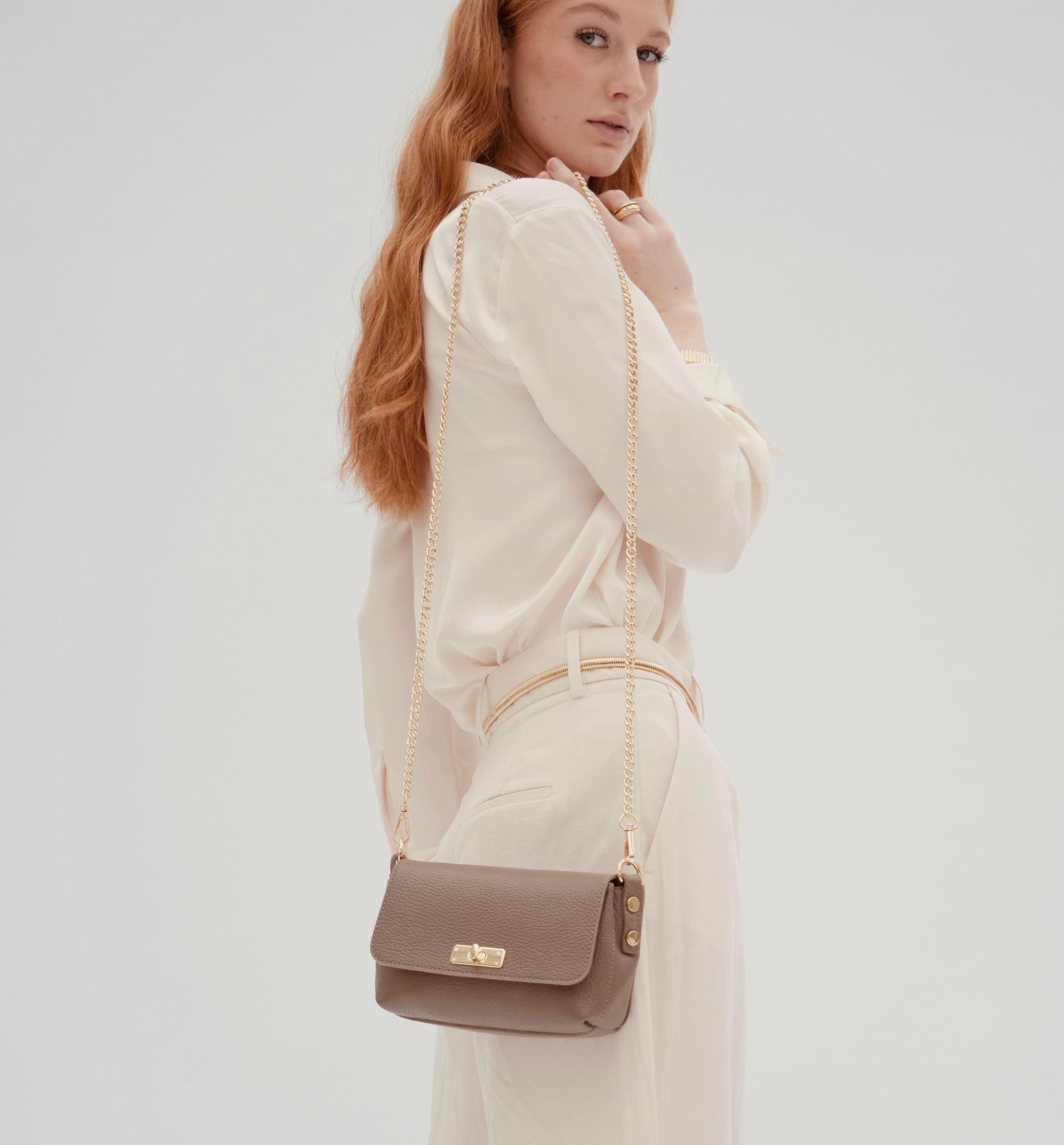 The Maisie Mink Leather Bag