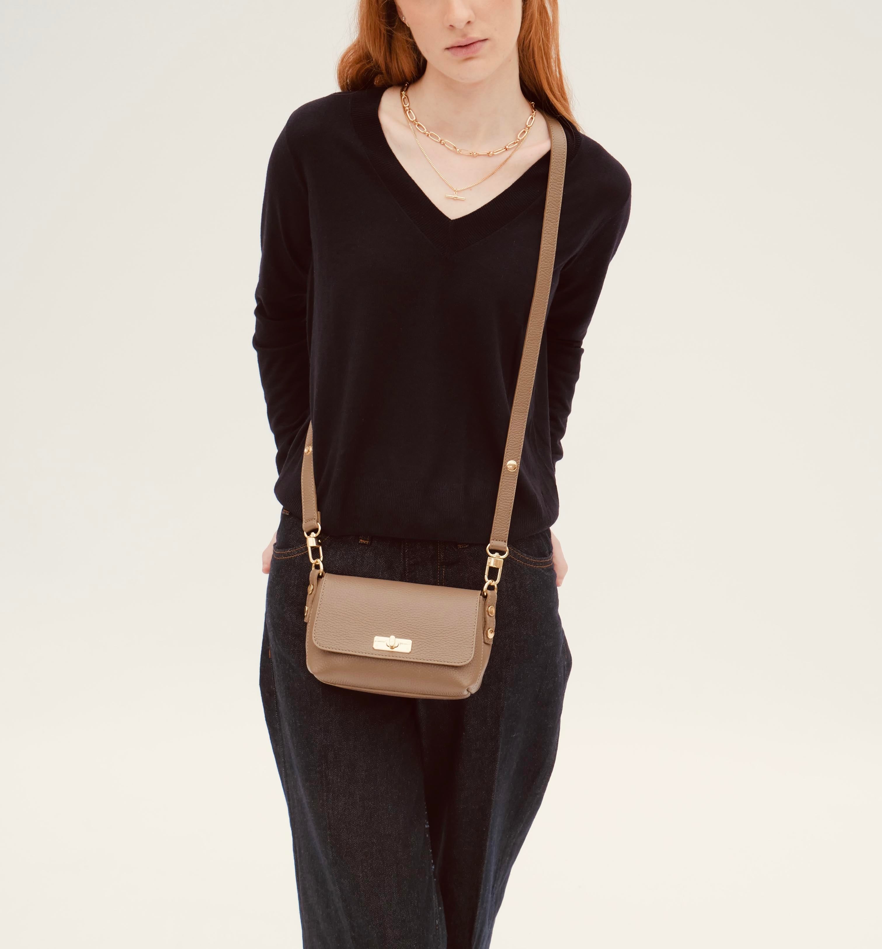 The Maisie Mink Leather Bag