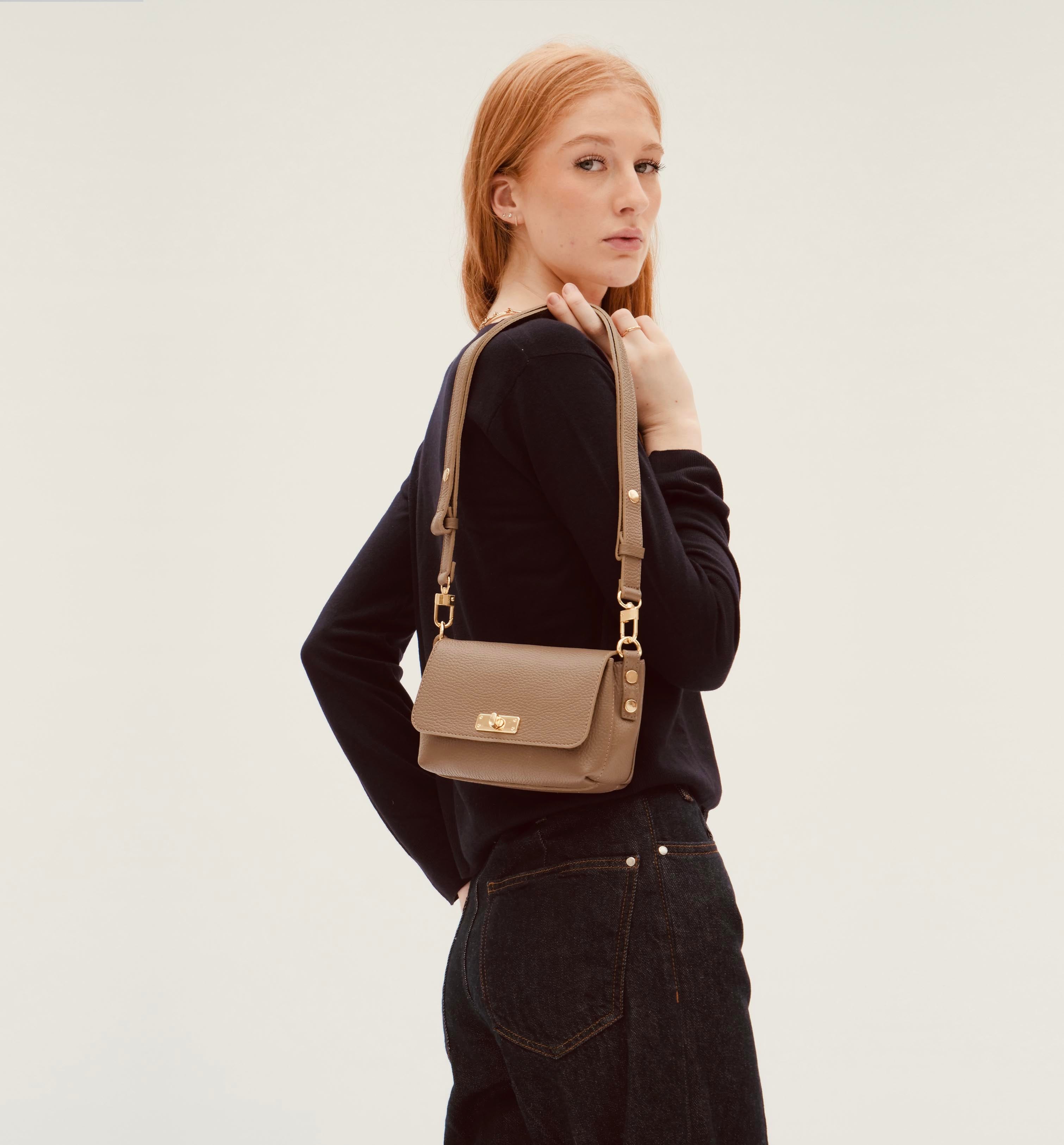 The Maisie Mink Leather Bag