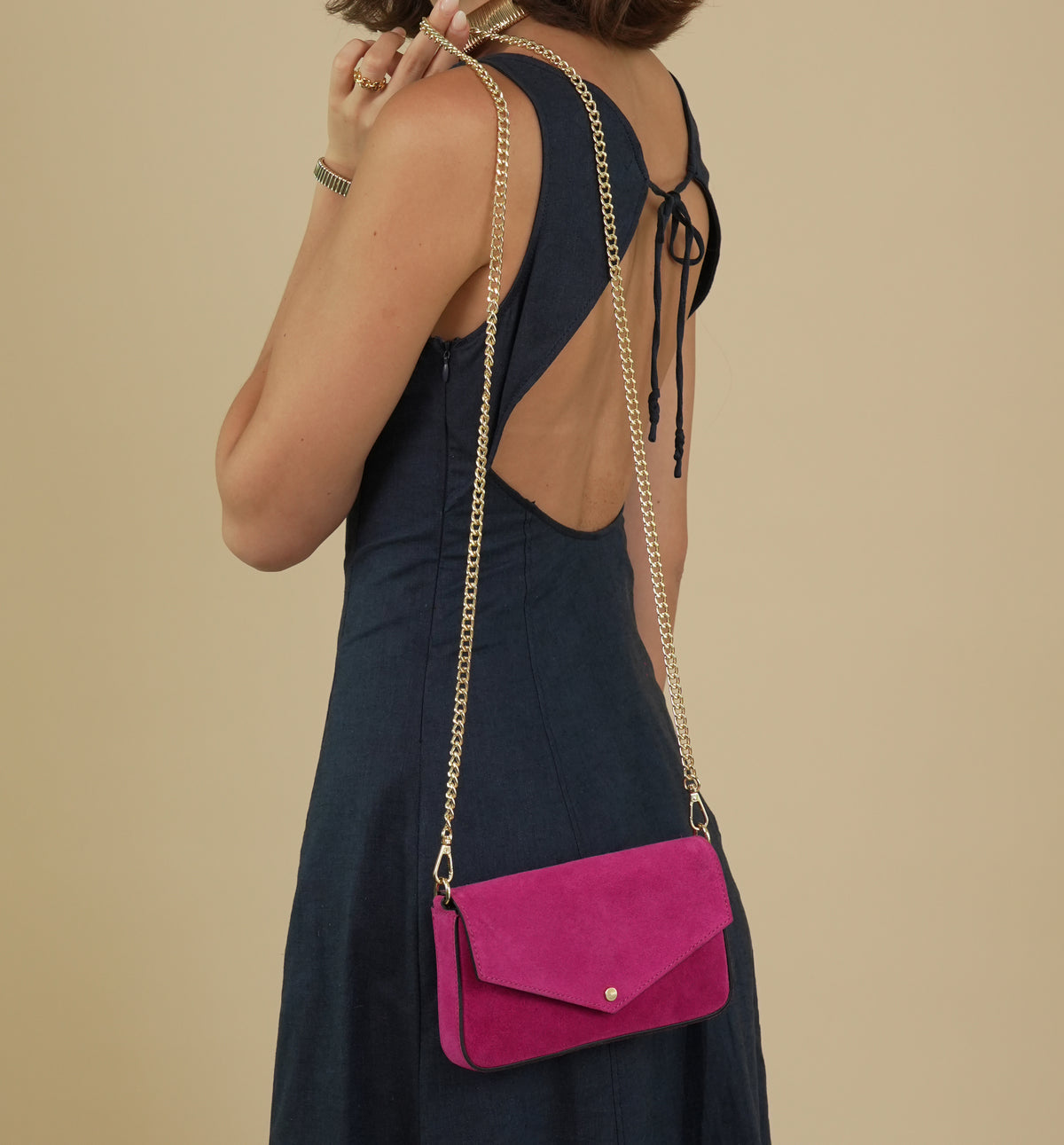 The Munro Suede Shoulder Bag